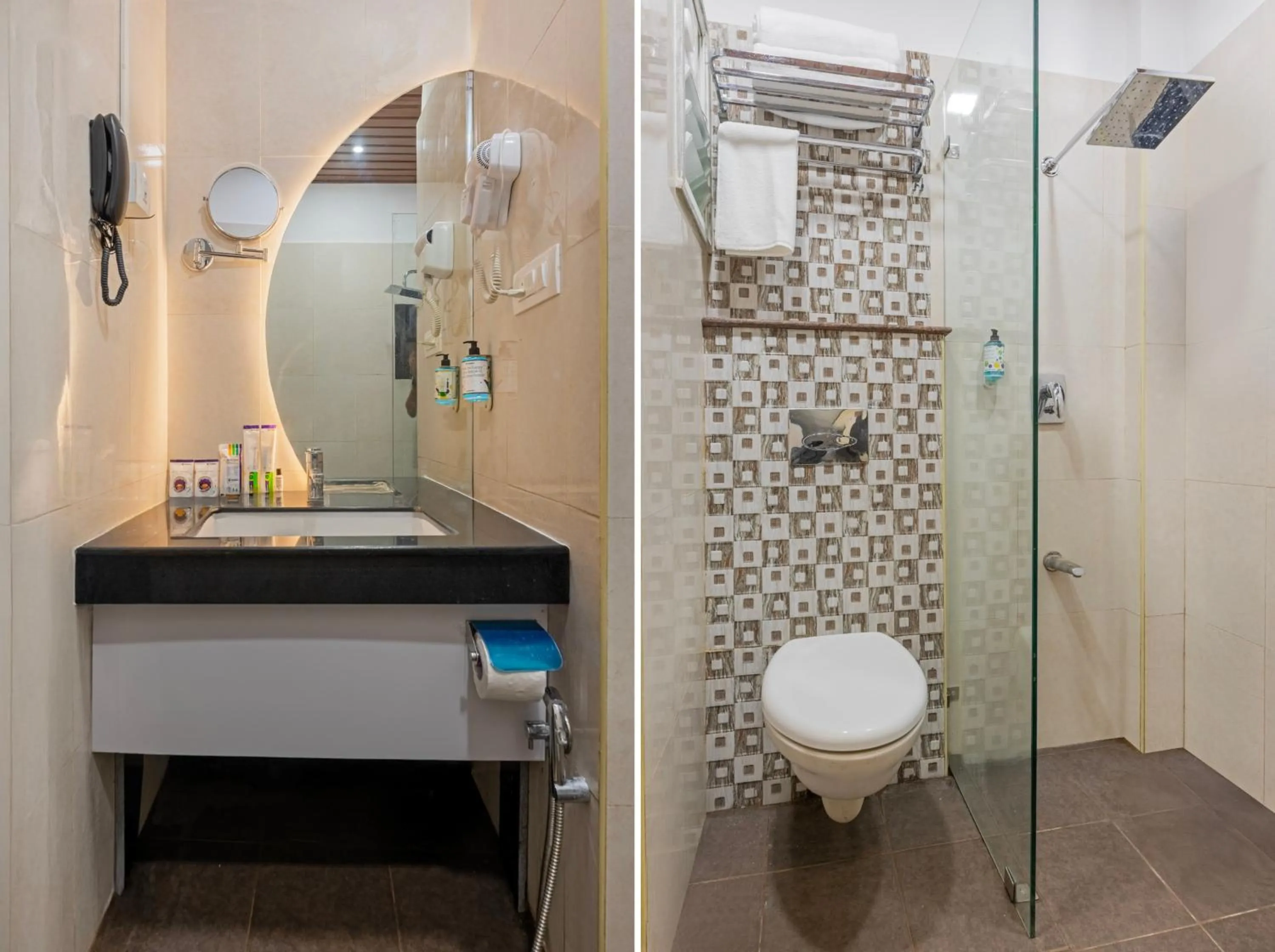 Bathroom in Treebo Premium Emerald Dove