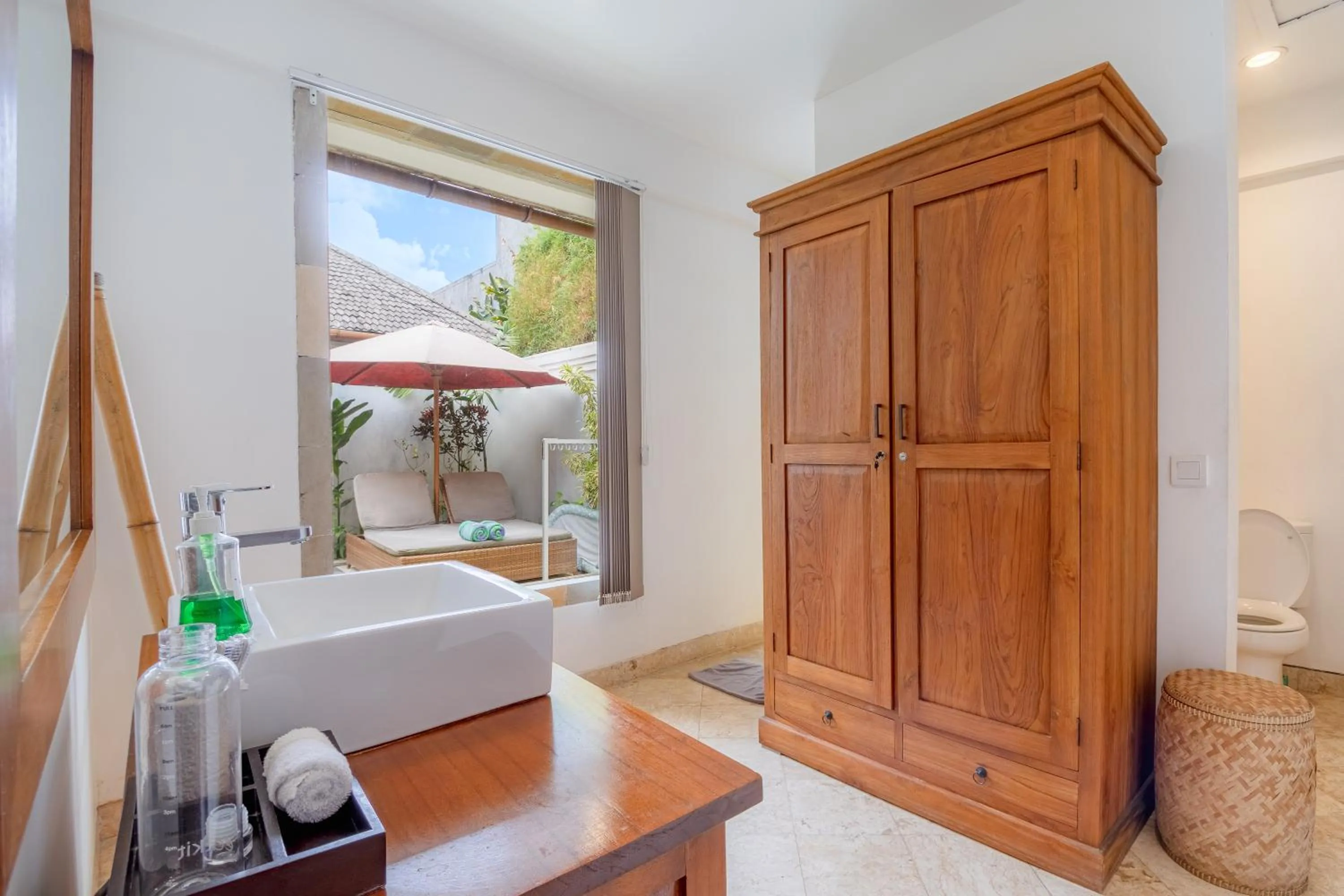 wardrobe in Two Lizards Beach Villas