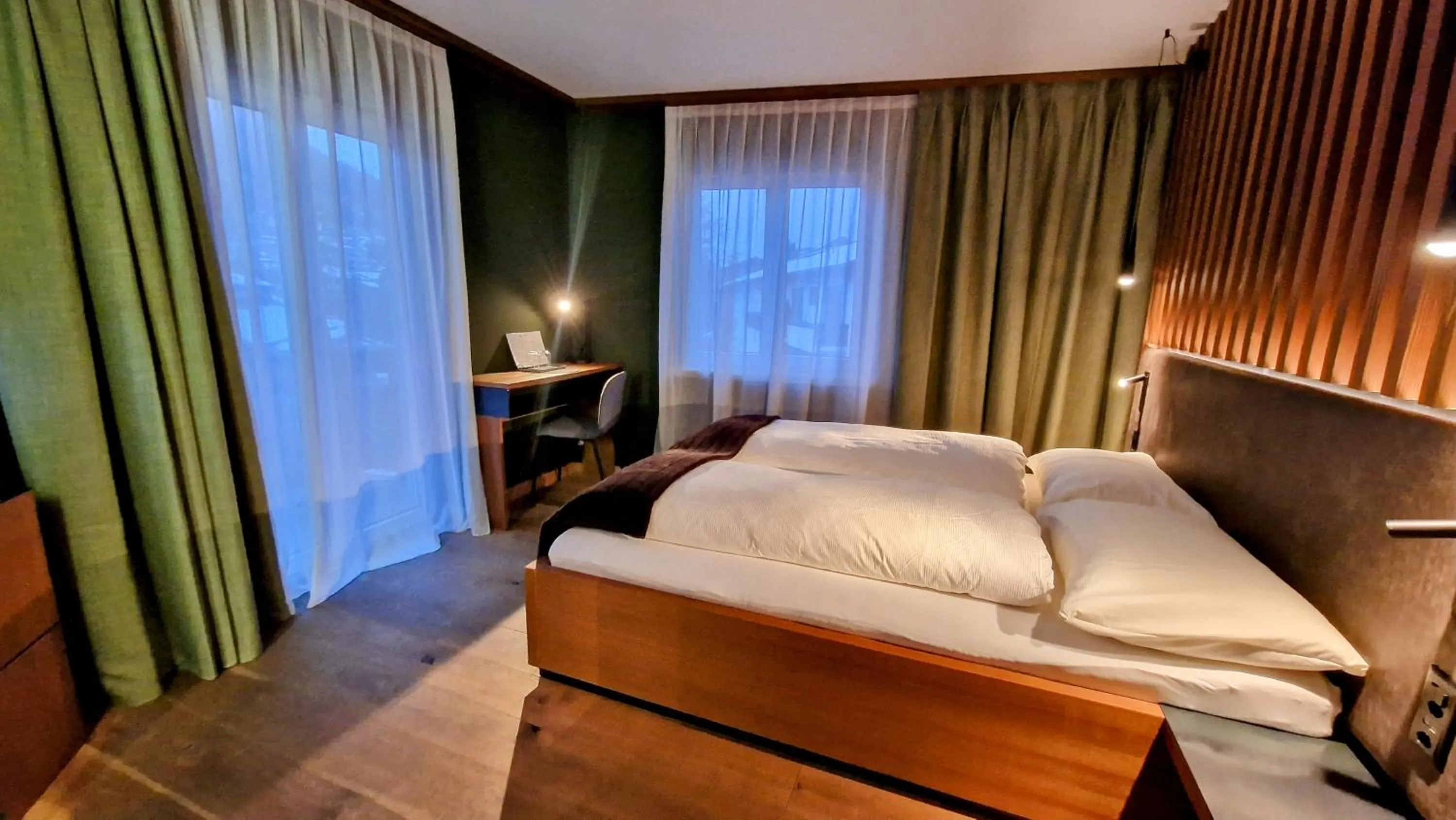 Bed in Amber Ski-in/out Hotel & Spa