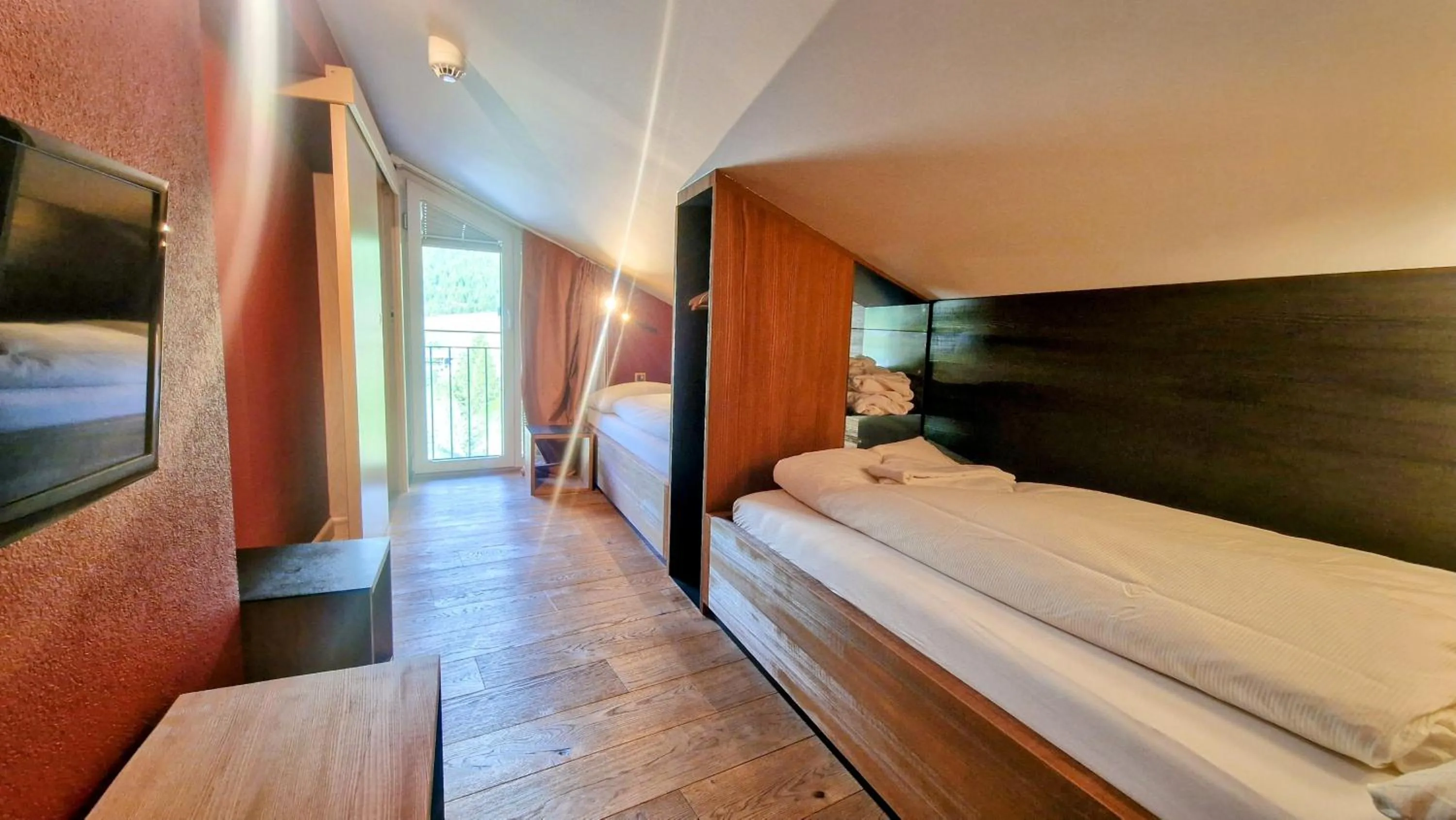 Bed in Amber Ski-in/out Hotel & Spa