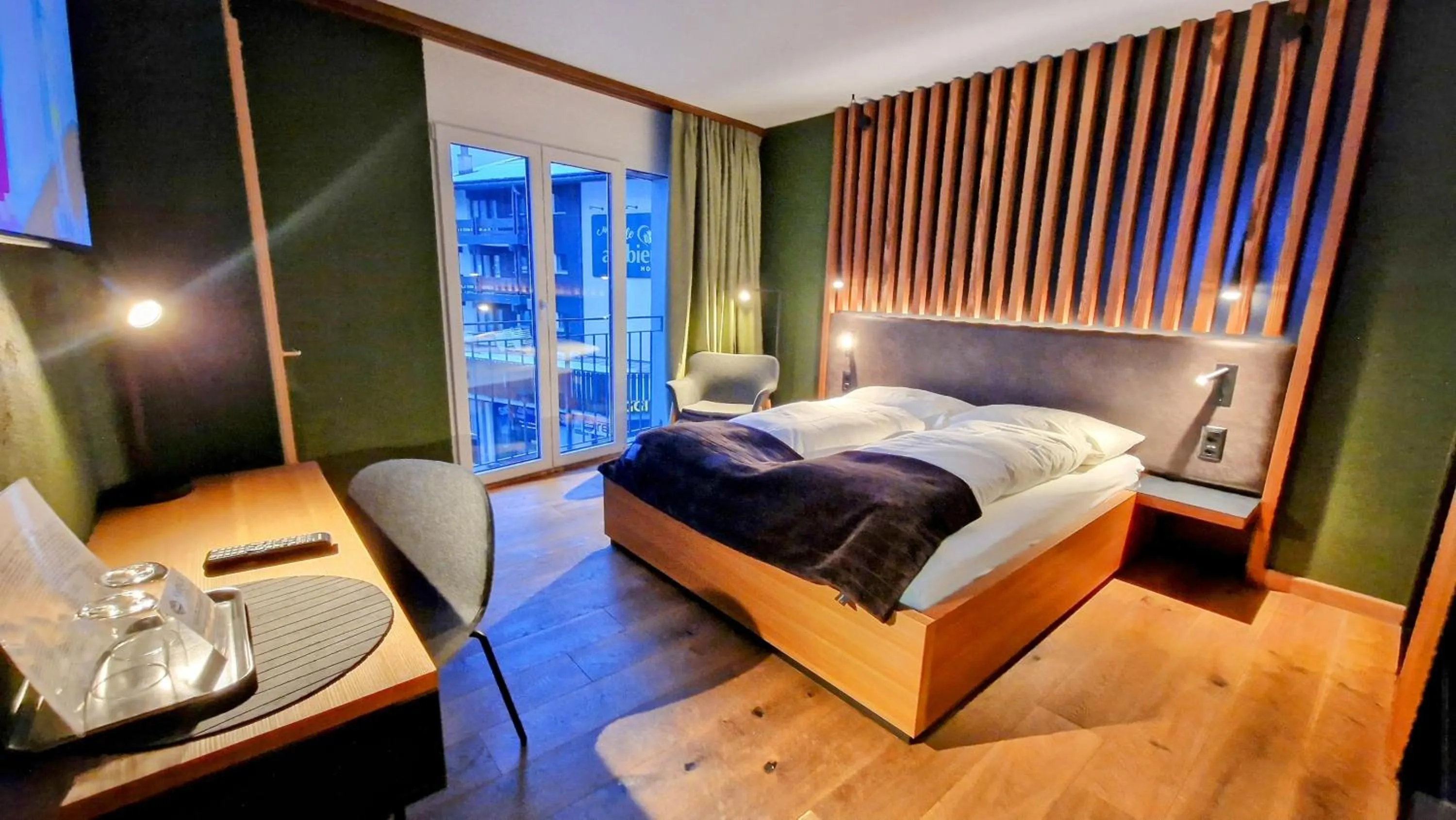 Bed in Amber Ski-in/out Hotel & Spa