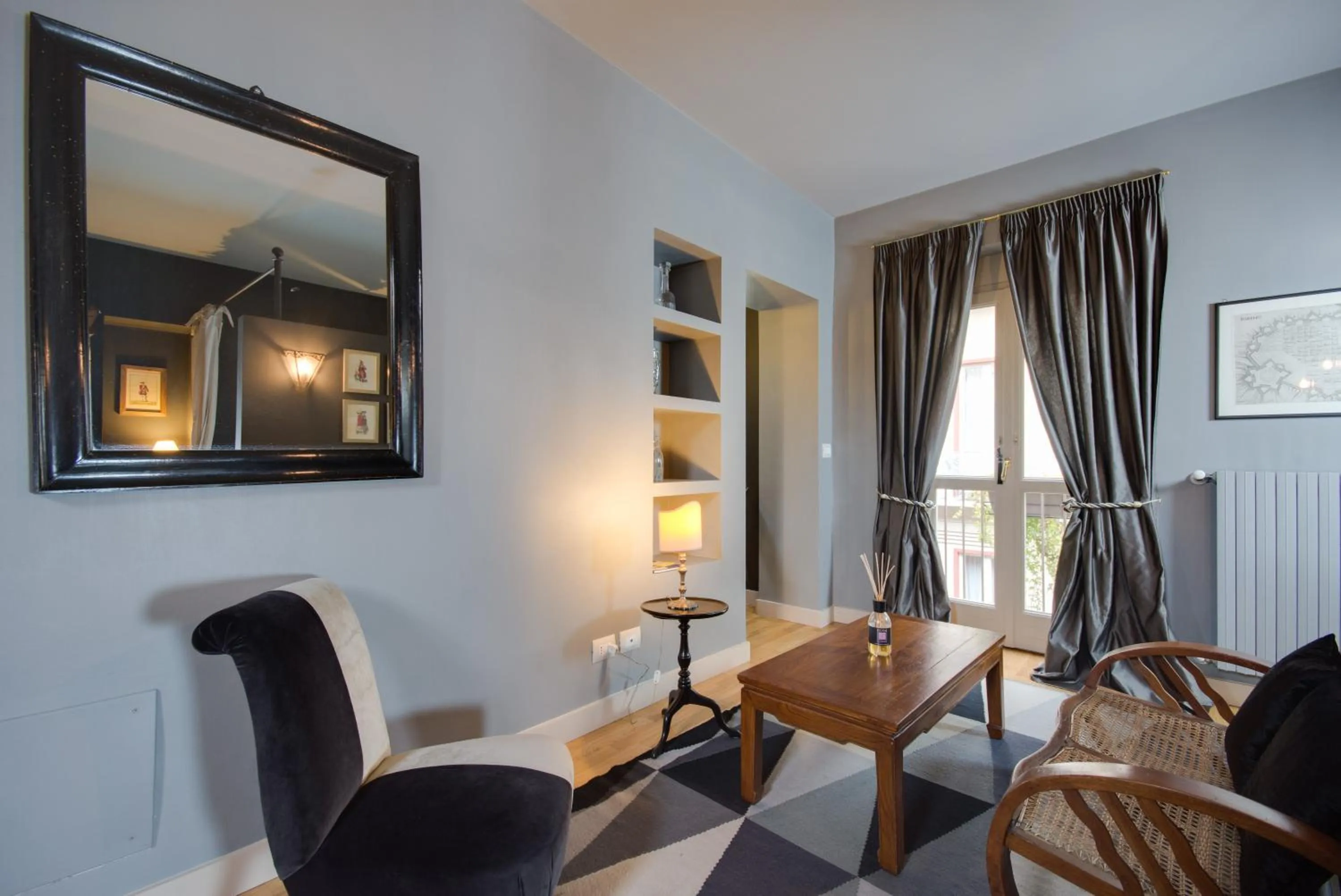 Living room in Porta Palace Apartments