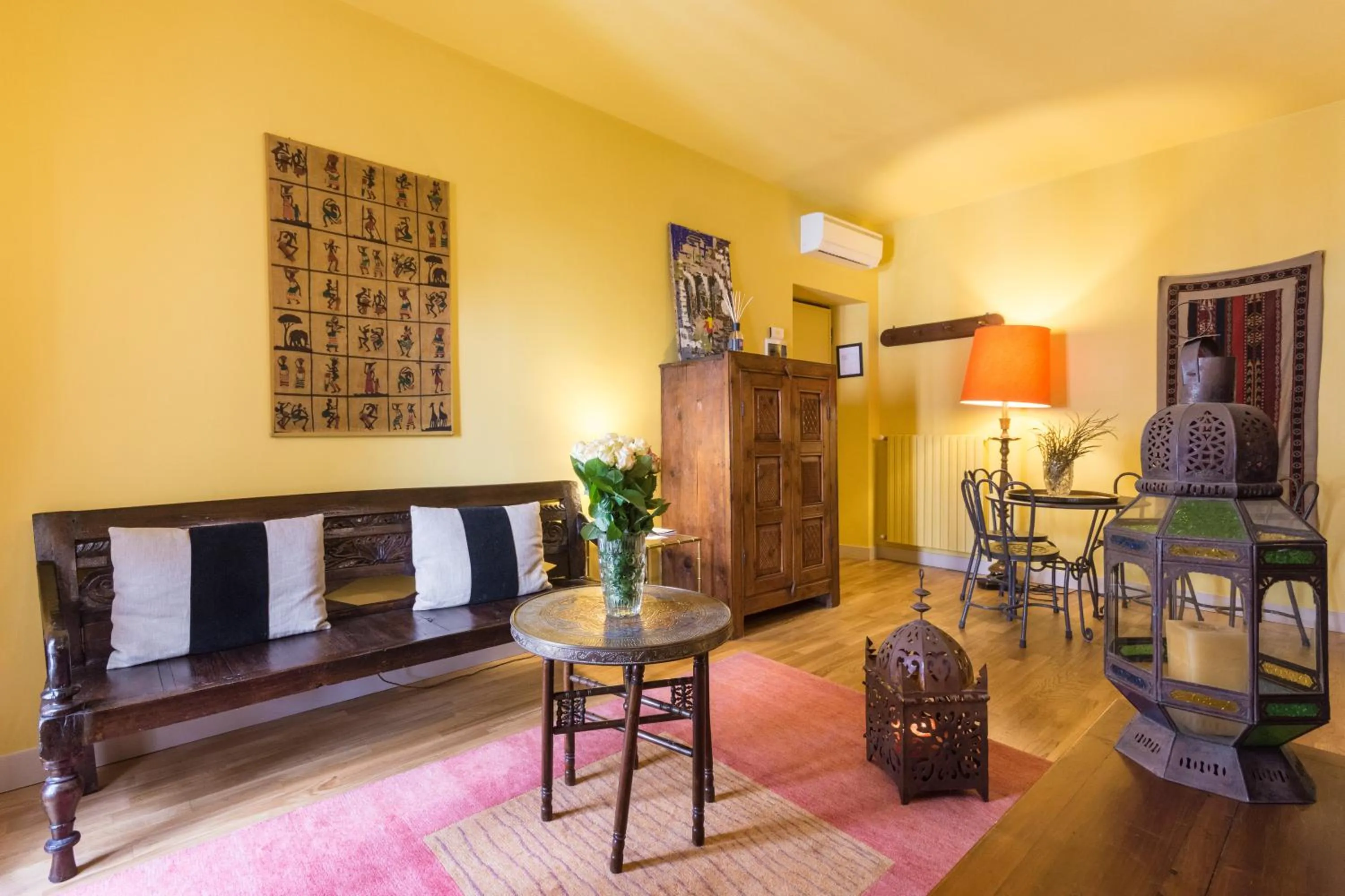 Living room in Porta Palace Apartments