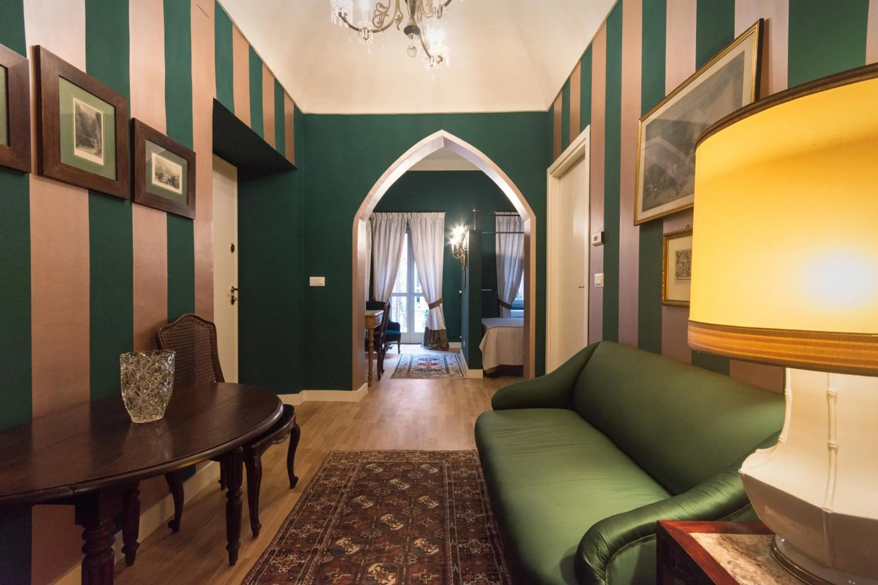 Living room in Porta Palace Apartments