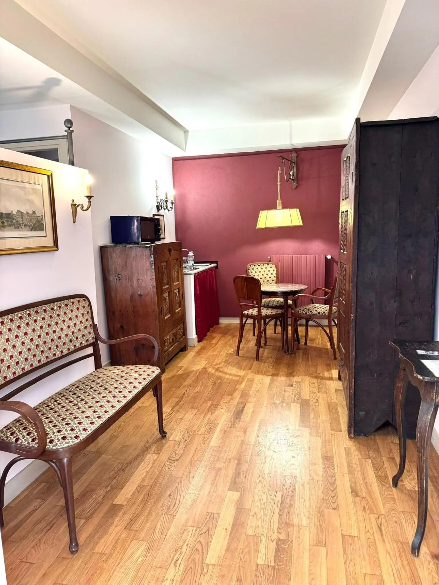 Kitchen or kitchenette in Porta Palace Apartments