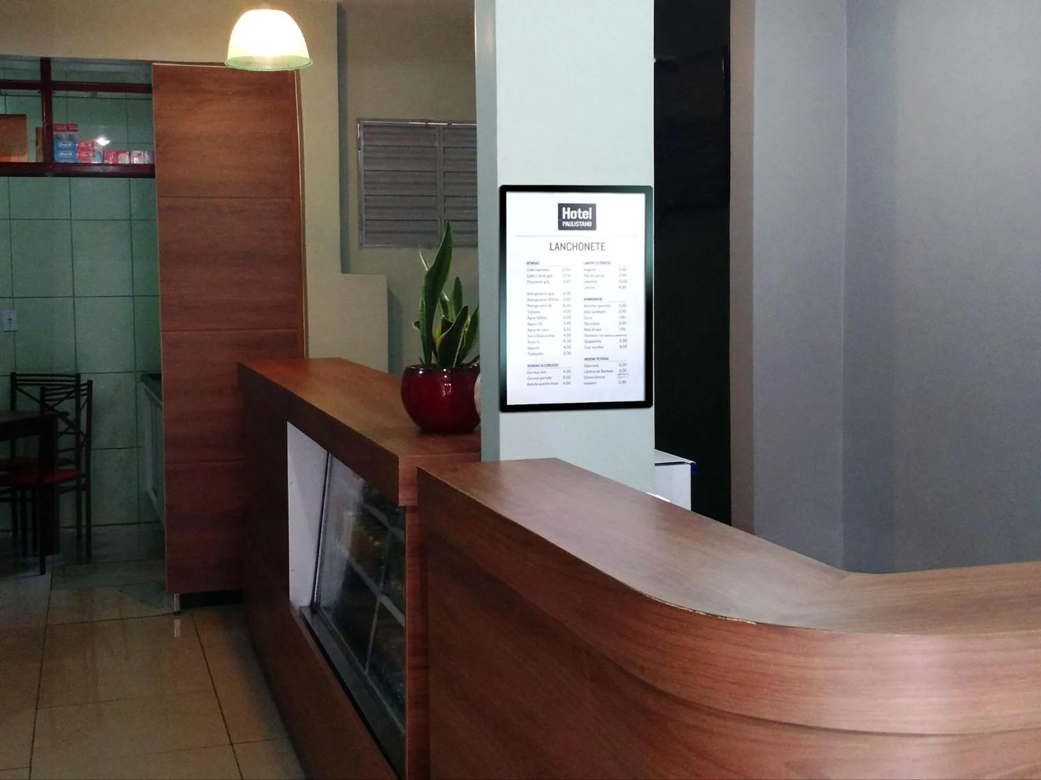 Lobby or reception in HOTEL PAULISTANO Parque Anhembi