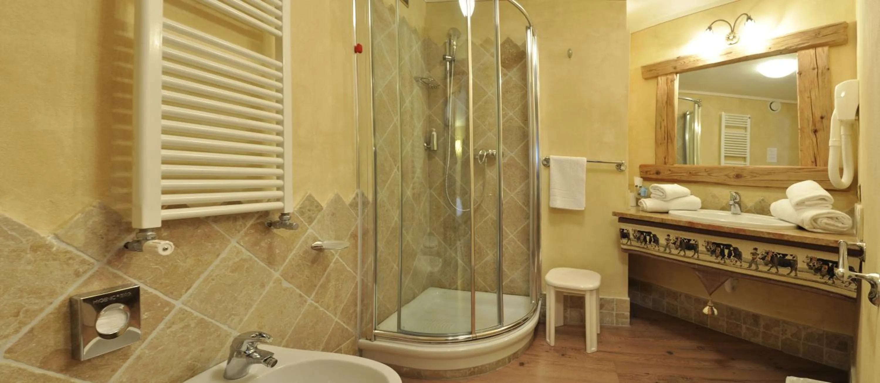 Shower in Hotel Da Compagnoni