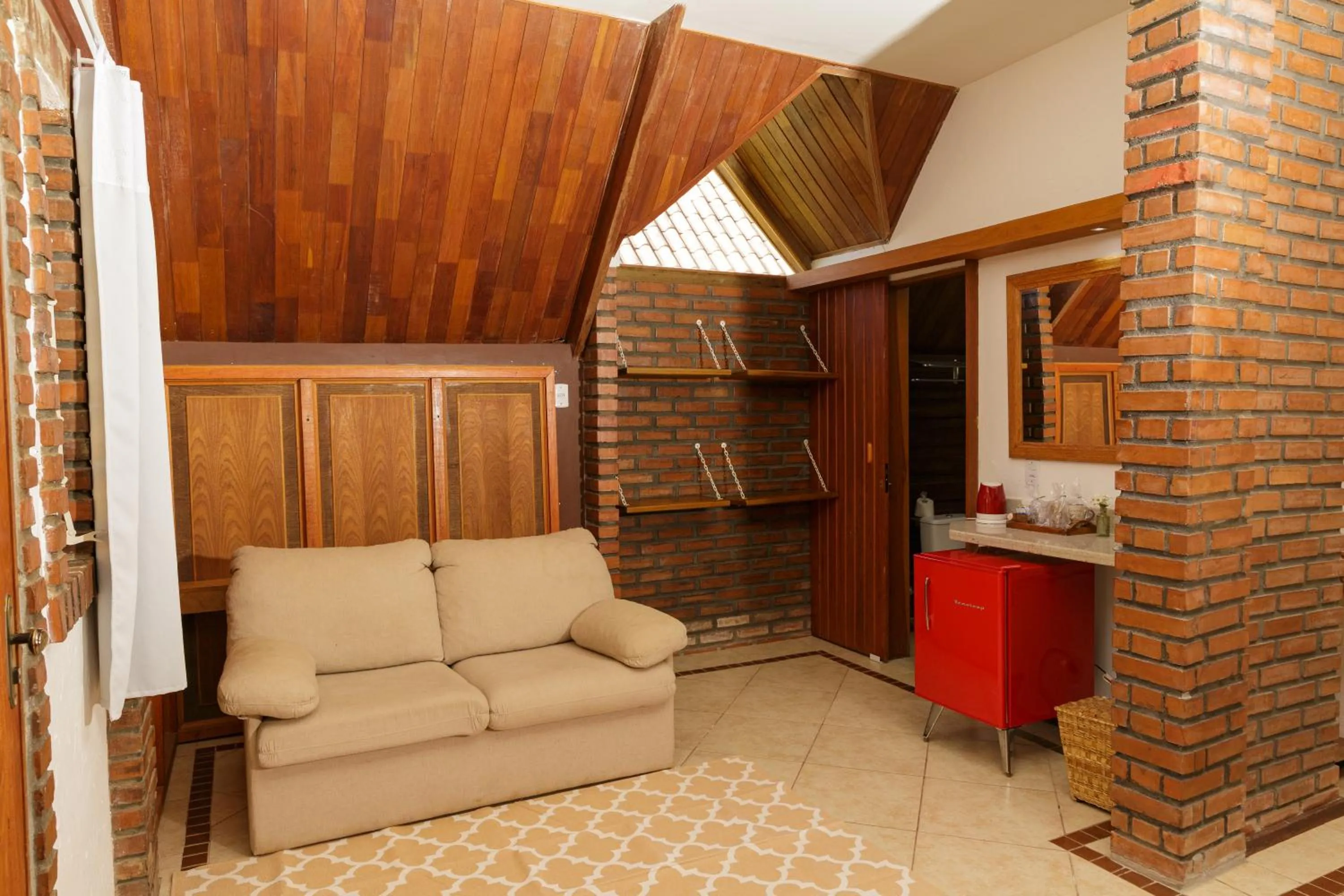 Seating area in Pousada das Bromélias