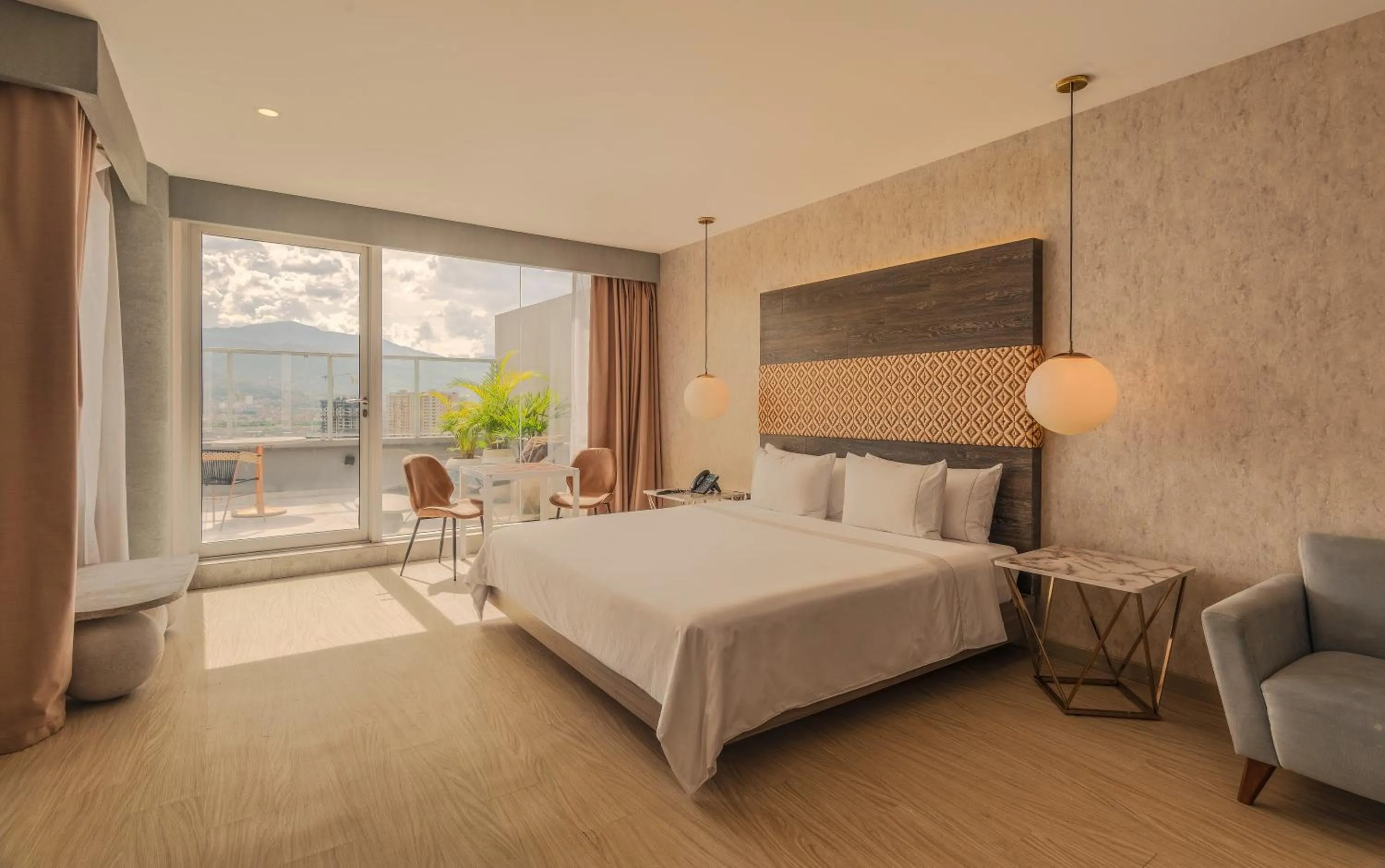 City view, Bed in V Grand Hotel, a member of Radisson Individuals