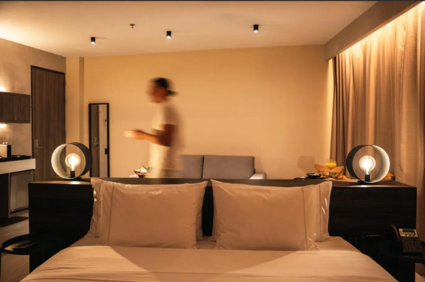 Decorative detail, Bed in V Grand Hotel, a member of Radisson Individuals