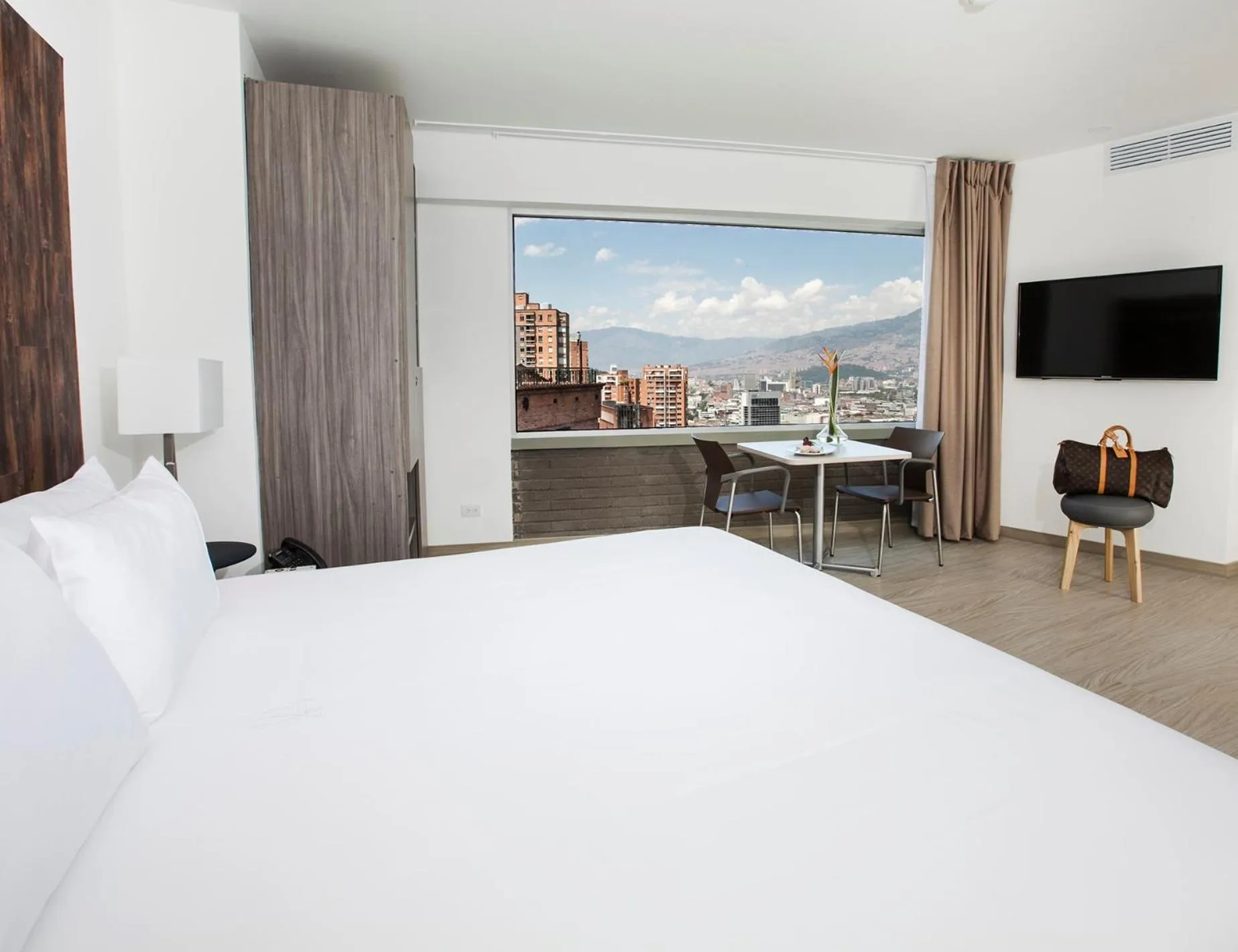 View (from property/room), Bed in V Grand Hotel, a member of Radisson Individuals