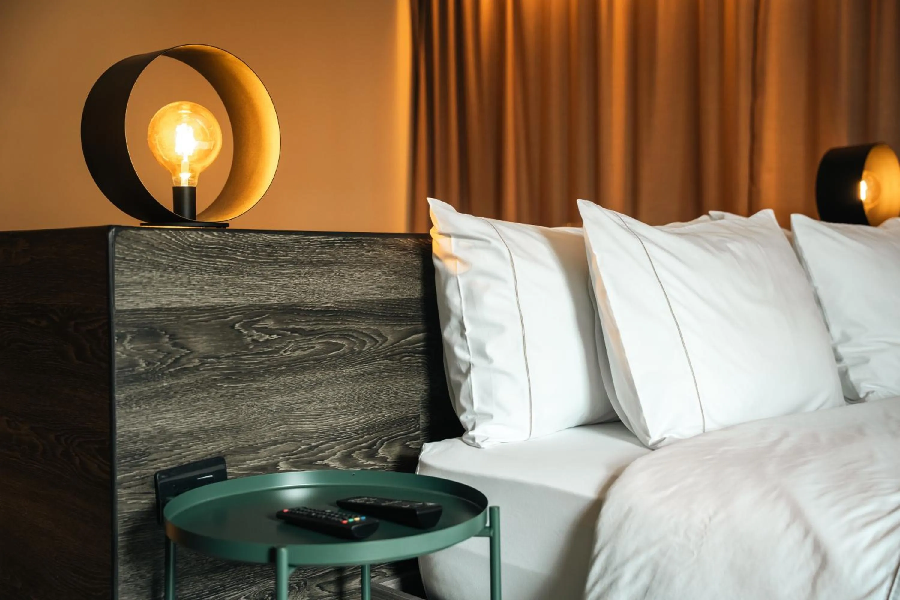 Decorative detail, Bed in V Grand Hotel, a member of Radisson Individuals