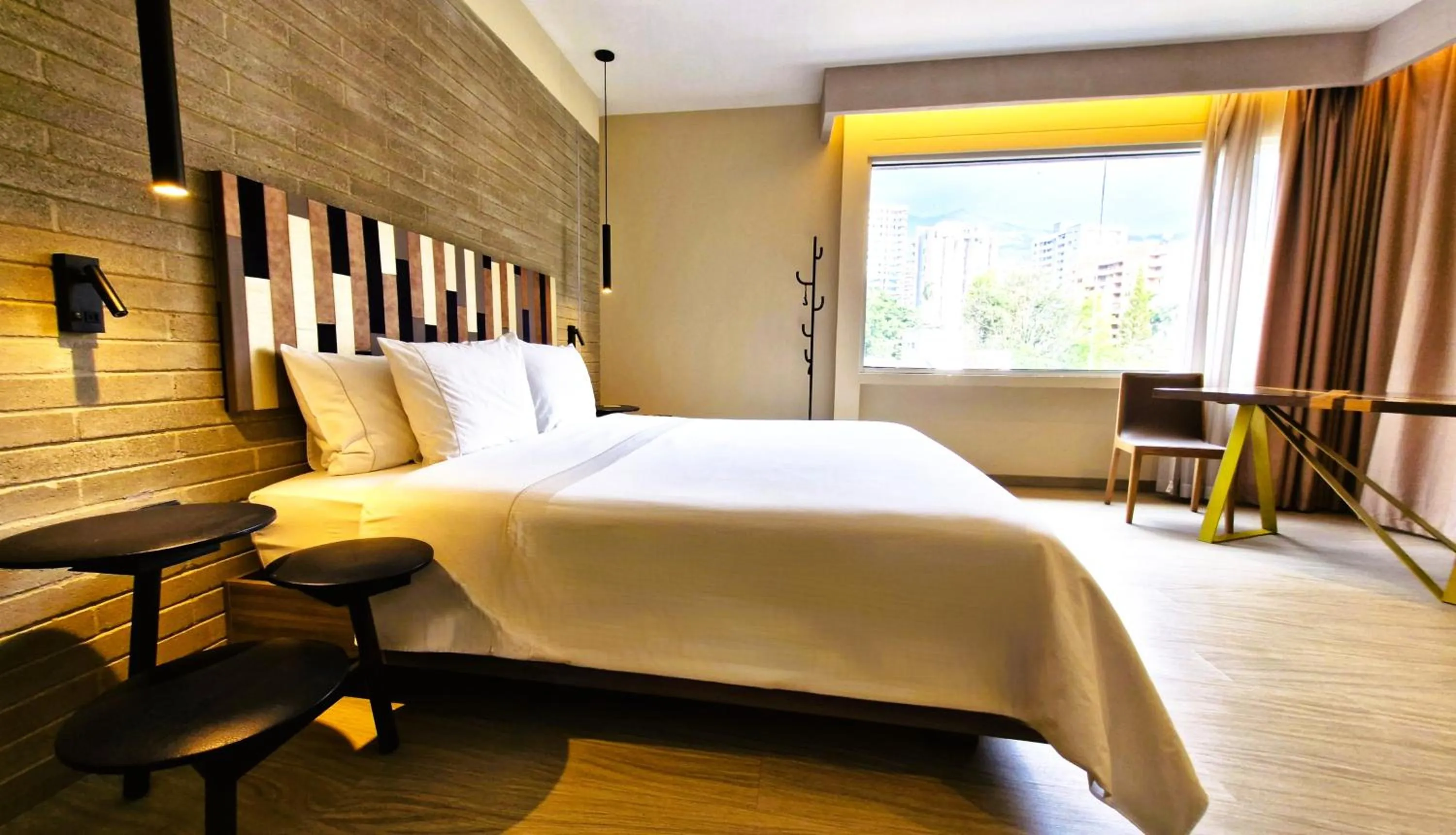 View (from property/room), Bed in V Grand Hotel, a member of Radisson Individuals