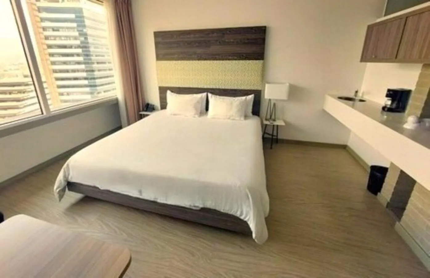 View (from property/room), Bed in V Grand Hotel, a member of Radisson Individuals