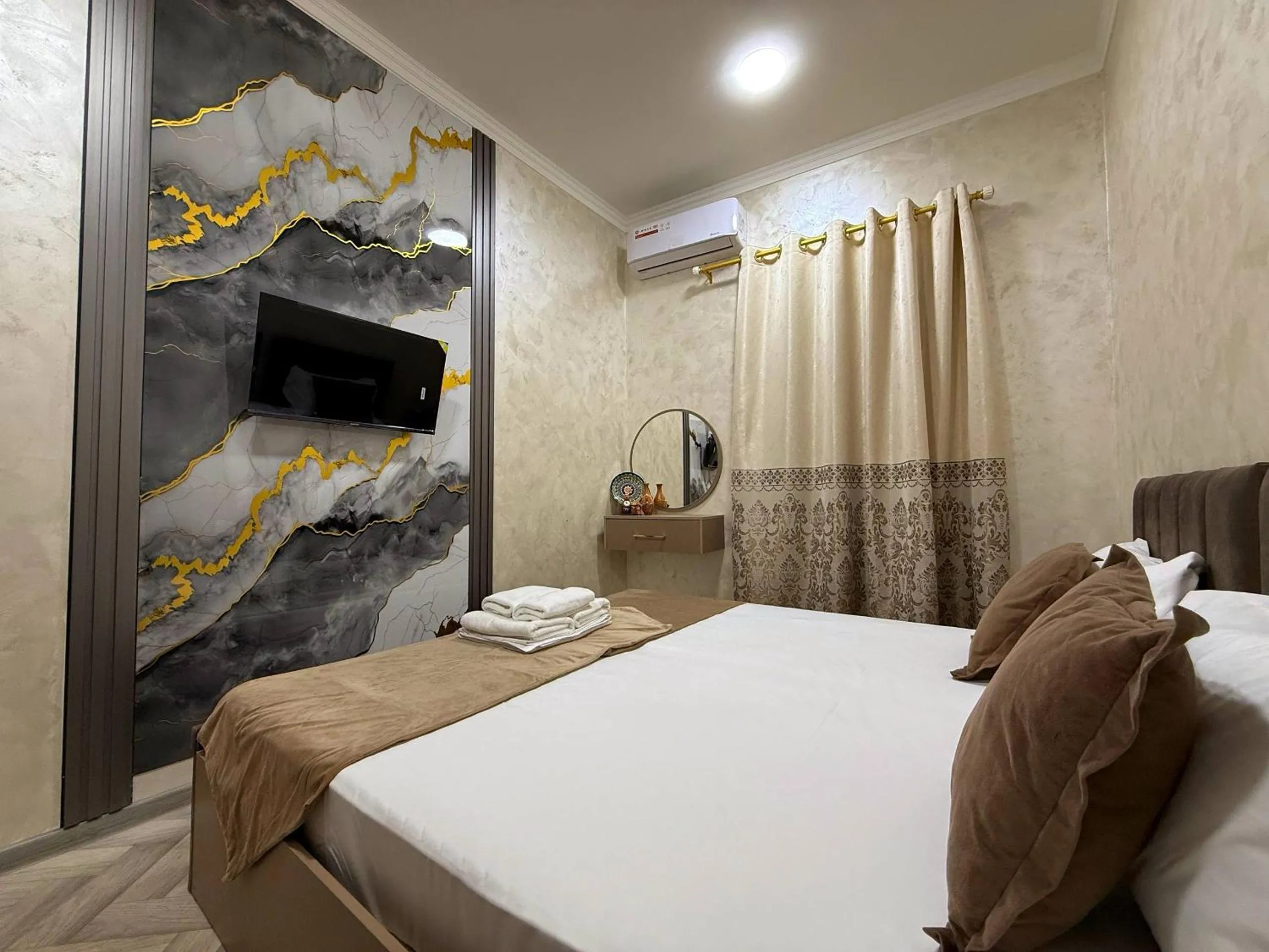 Bed in Art Home