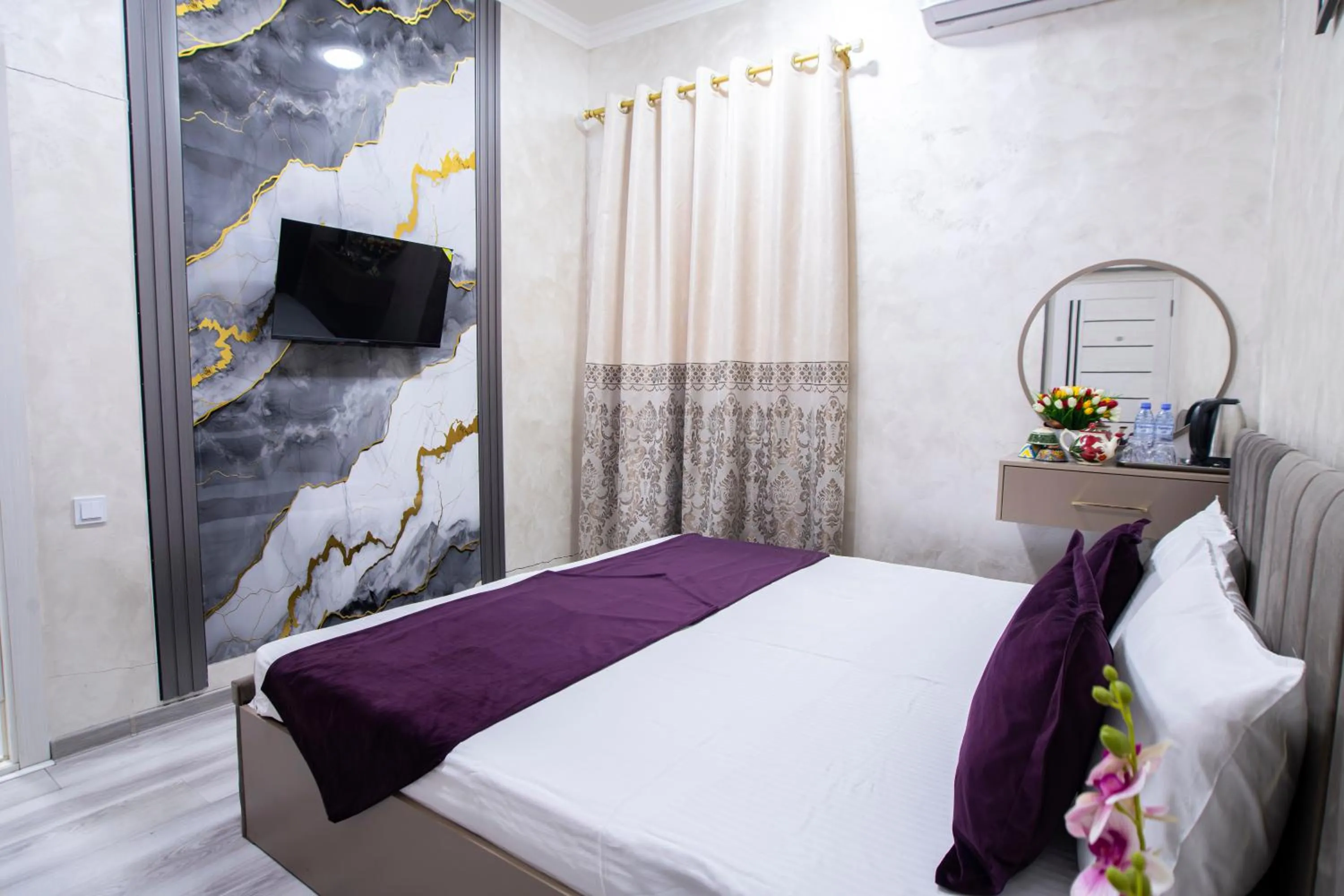 Bed in Art Home