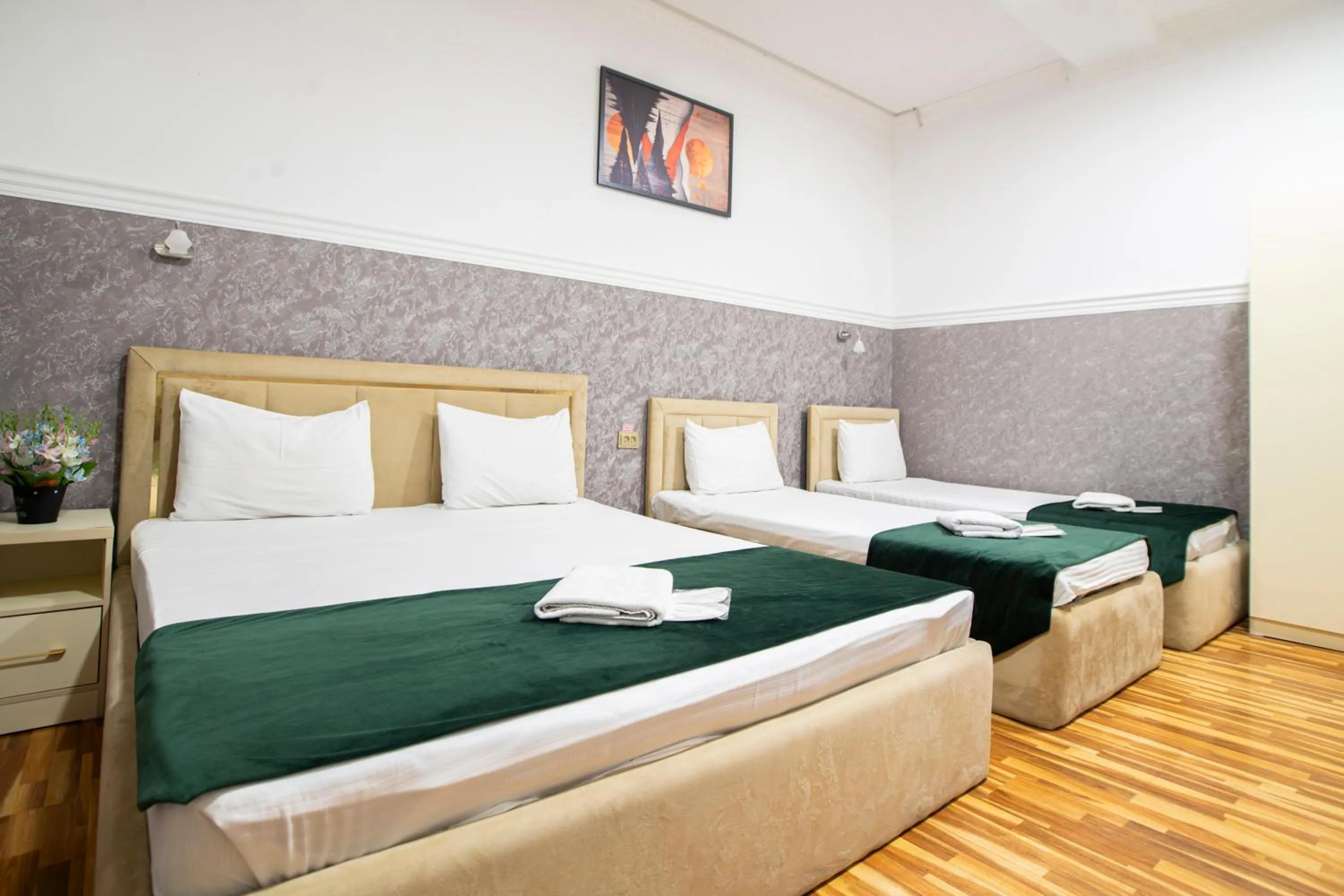 Bed in Art Home