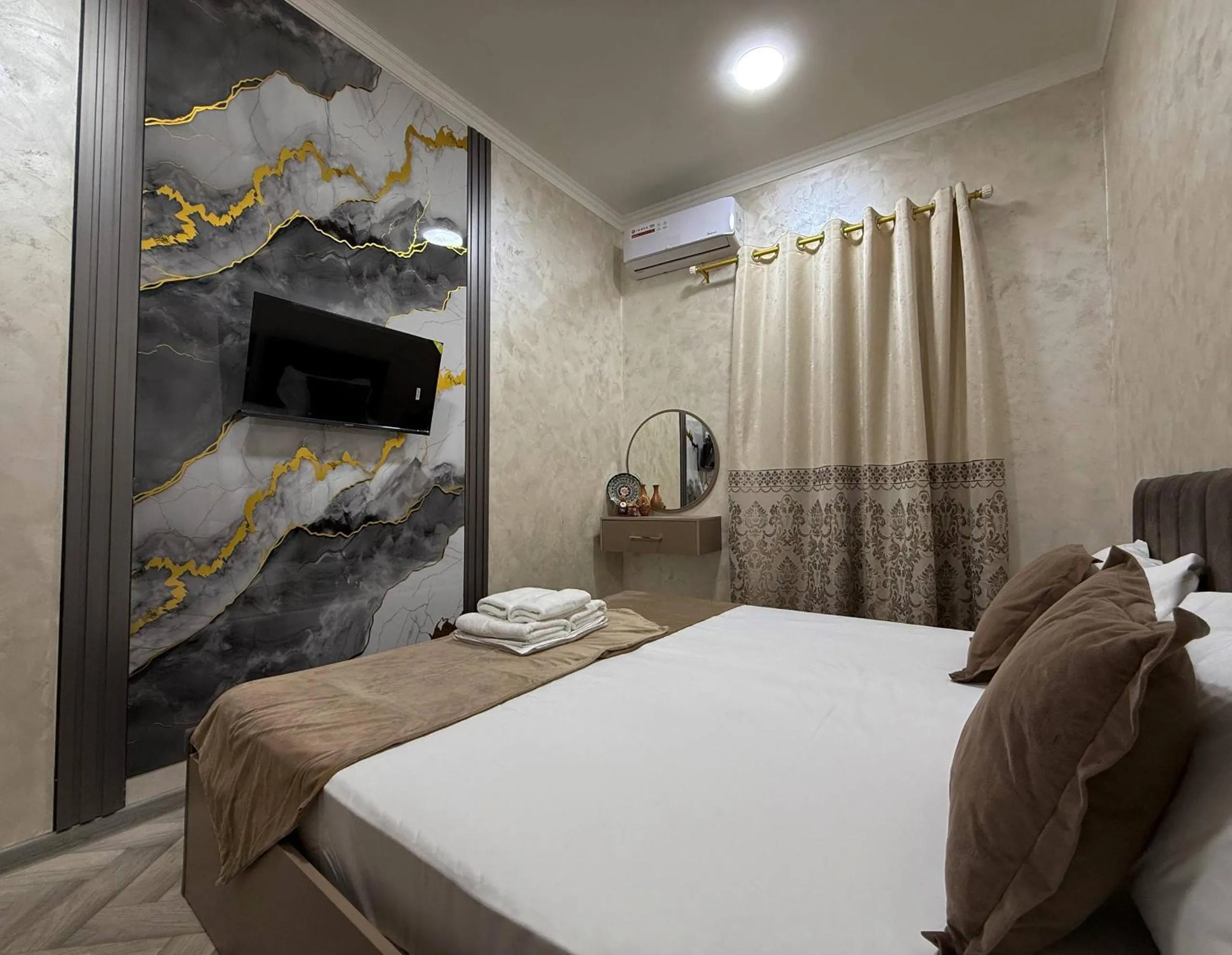 Bed in Art Home