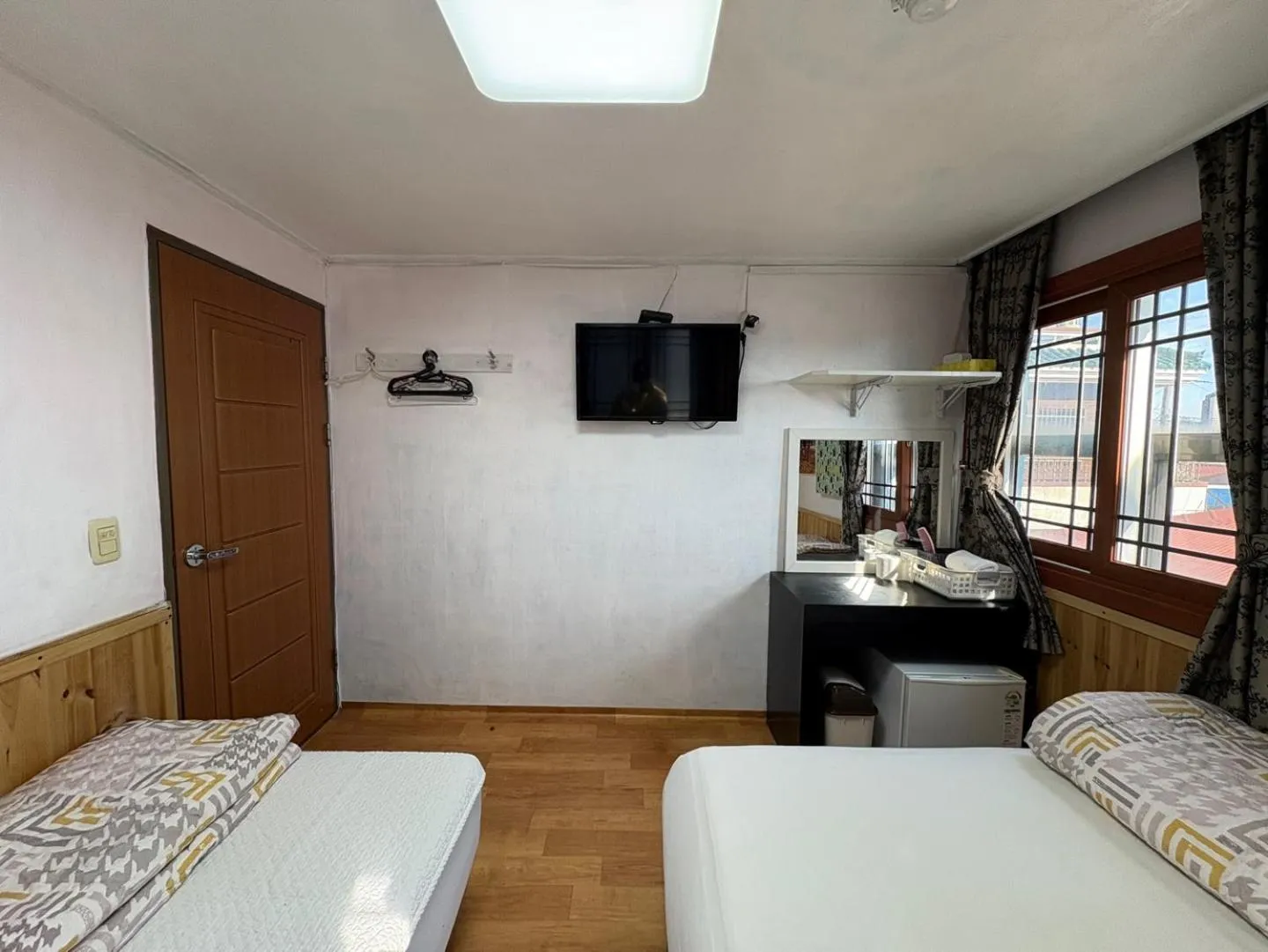 Decorative detail, Bed in Gudeok Guesthouse