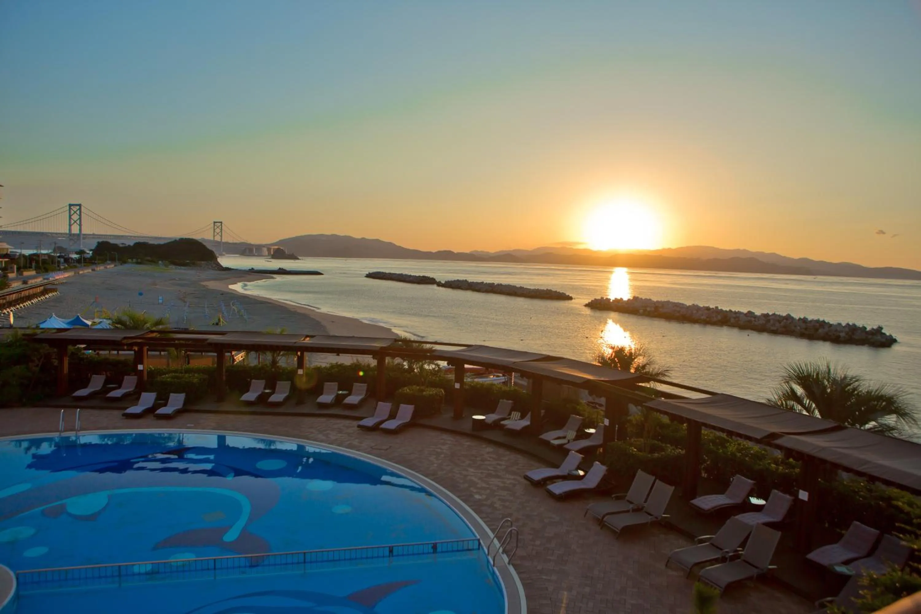 Pool view in AoAwo Naruto Resort