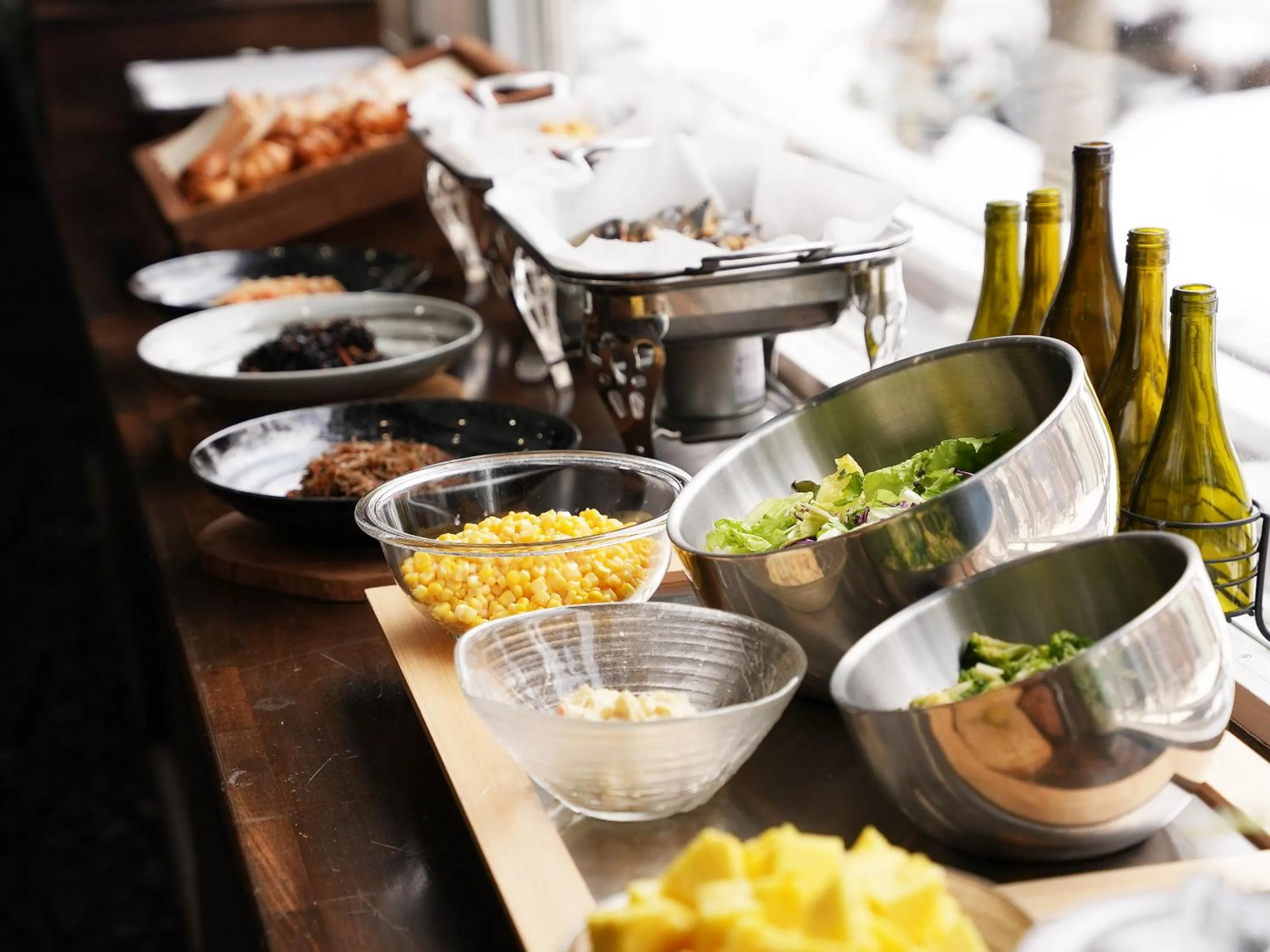 Buffet breakfast in Hotel Abest Hakuba Resort