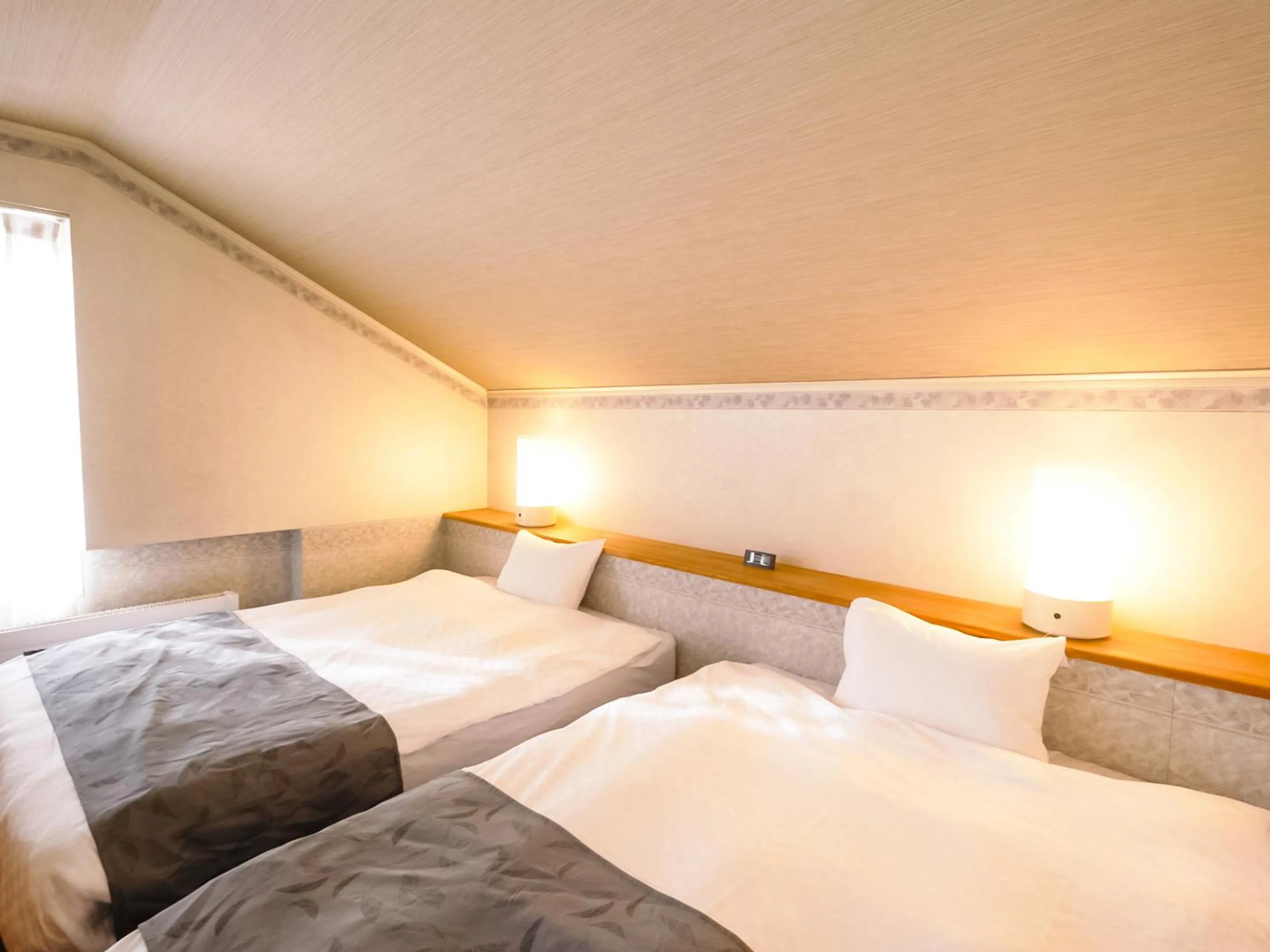 Bed in Hotel Abest Hakuba Resort