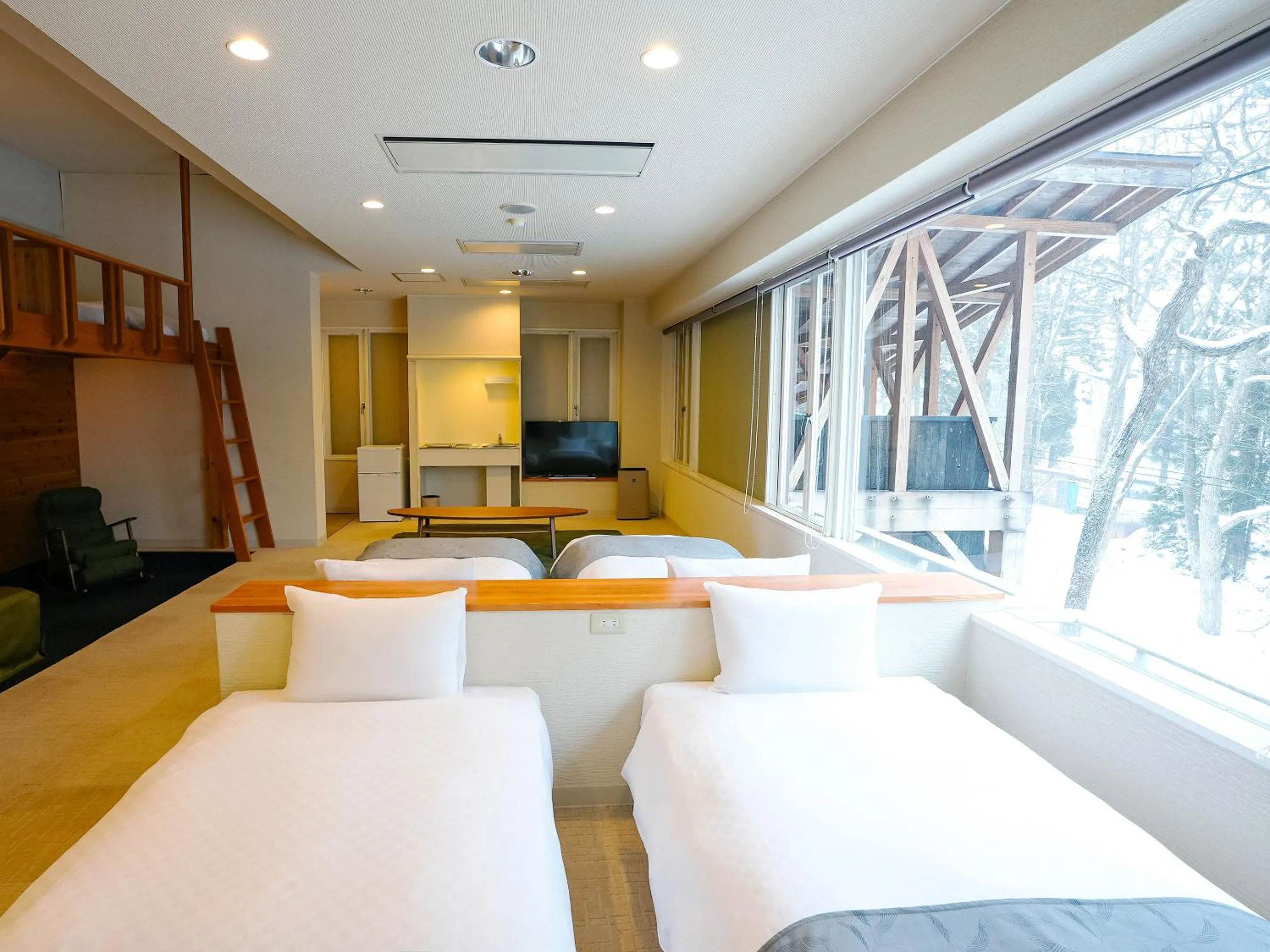 Photo of the whole room, Bed in Hotel Abest Hakuba Resort