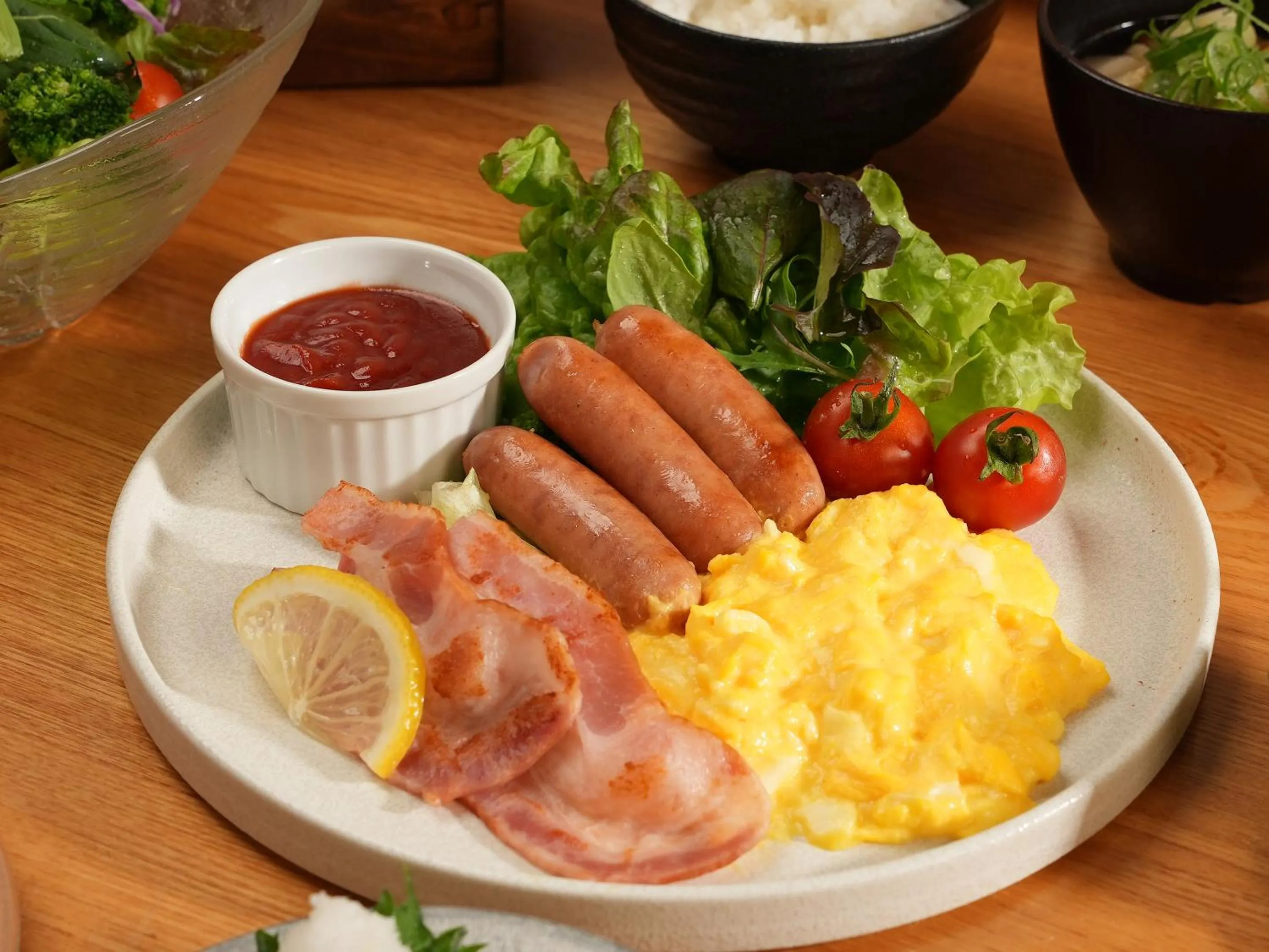 Buffet breakfast in Hotel Abest Hakuba Resort