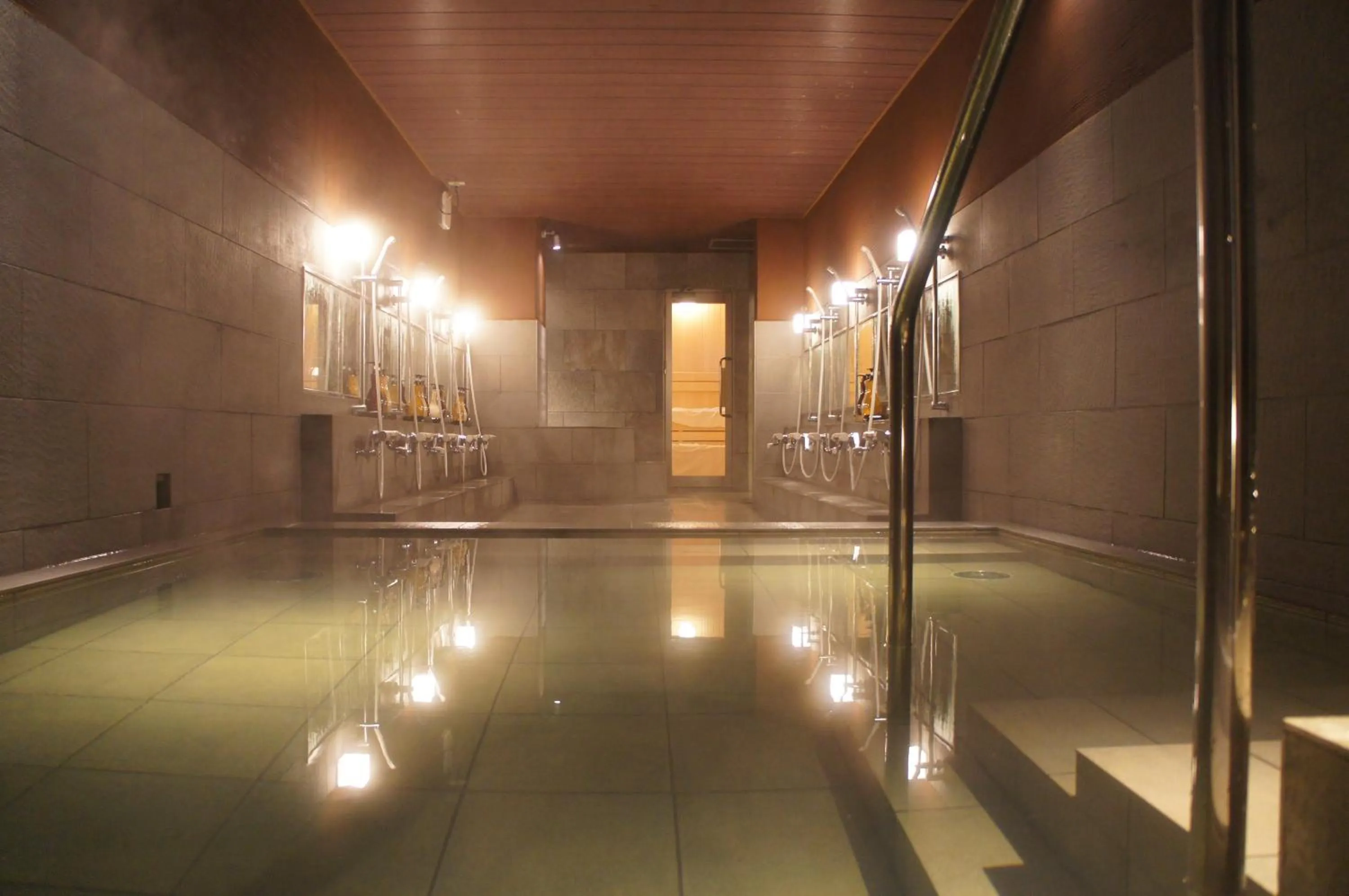 Hot Spring Bath in Hotel Abest Hakuba Resort