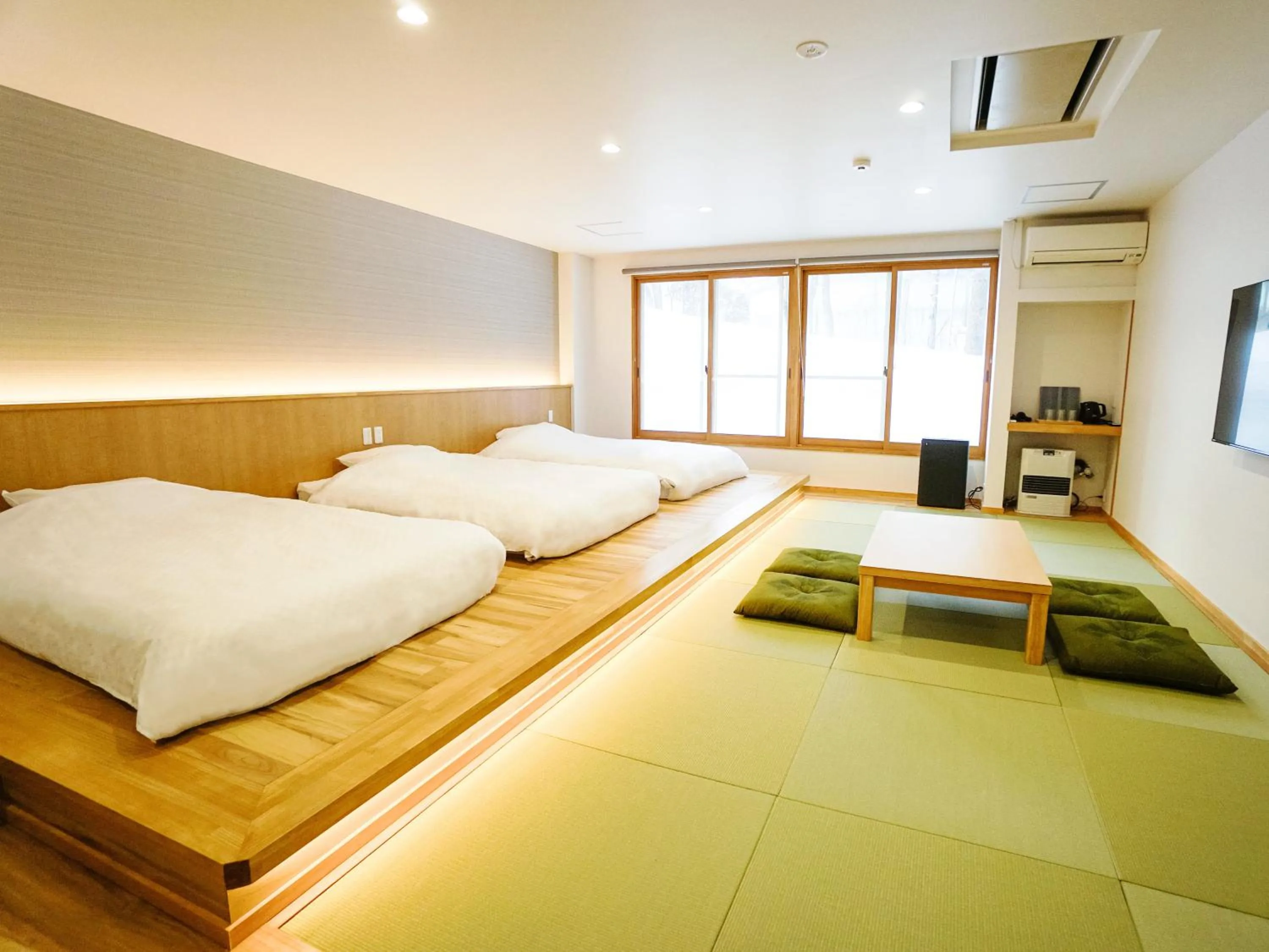 Photo of the whole room, Bed in Hotel Abest Hakuba Resort
