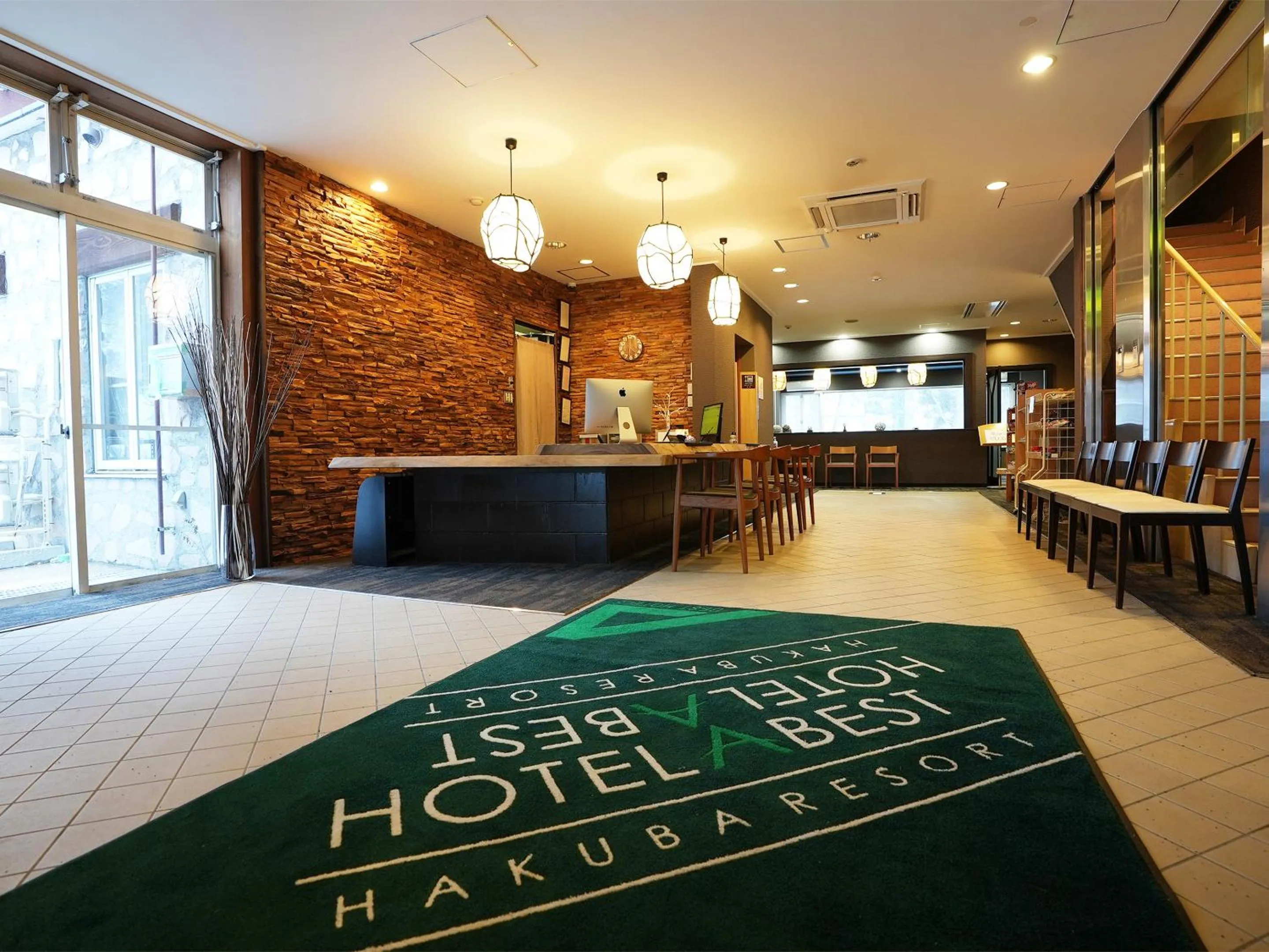 Lobby or reception in Hotel Abest Hakuba Resort