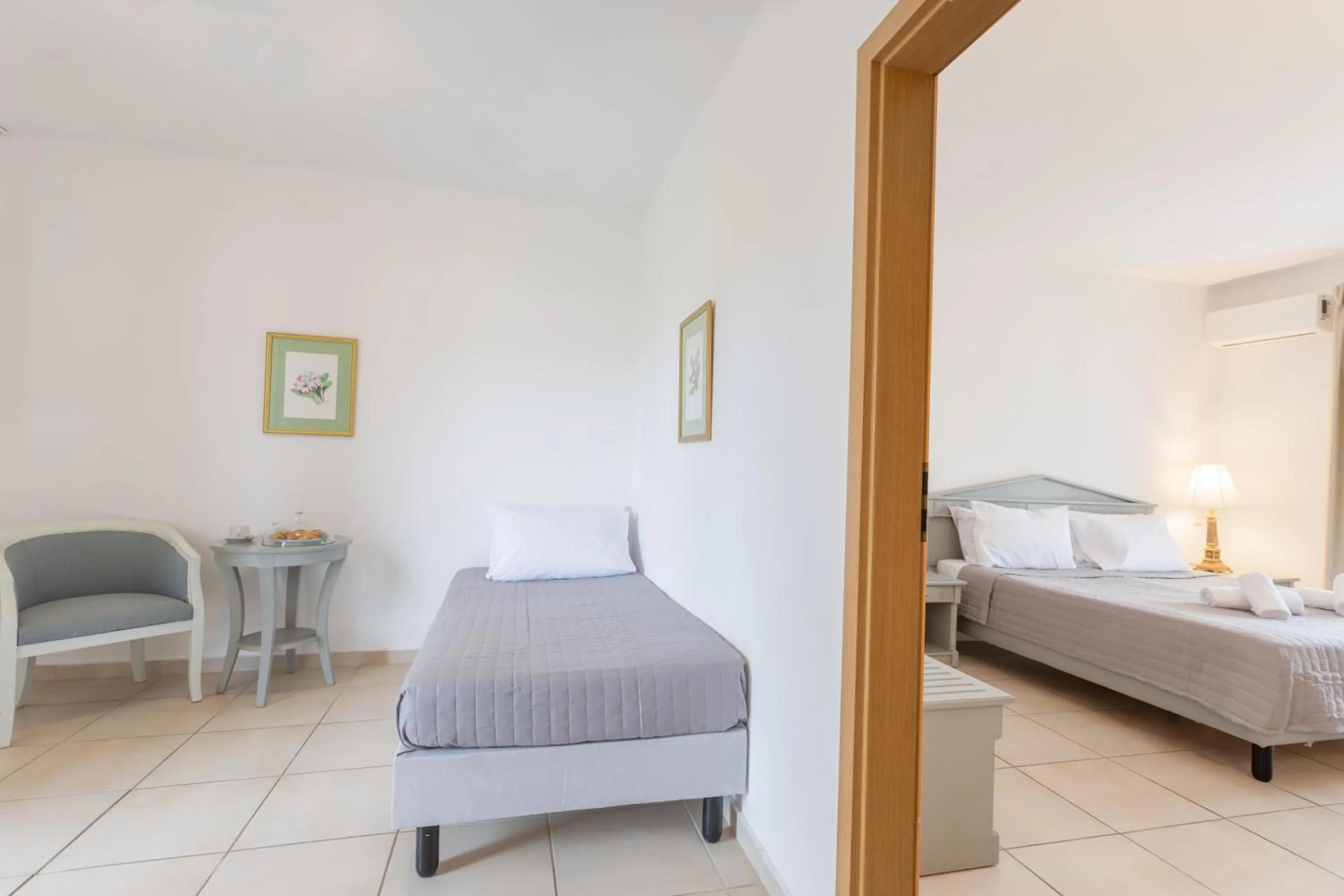 Bed in Sandy Beach Resort - Rizos Resort