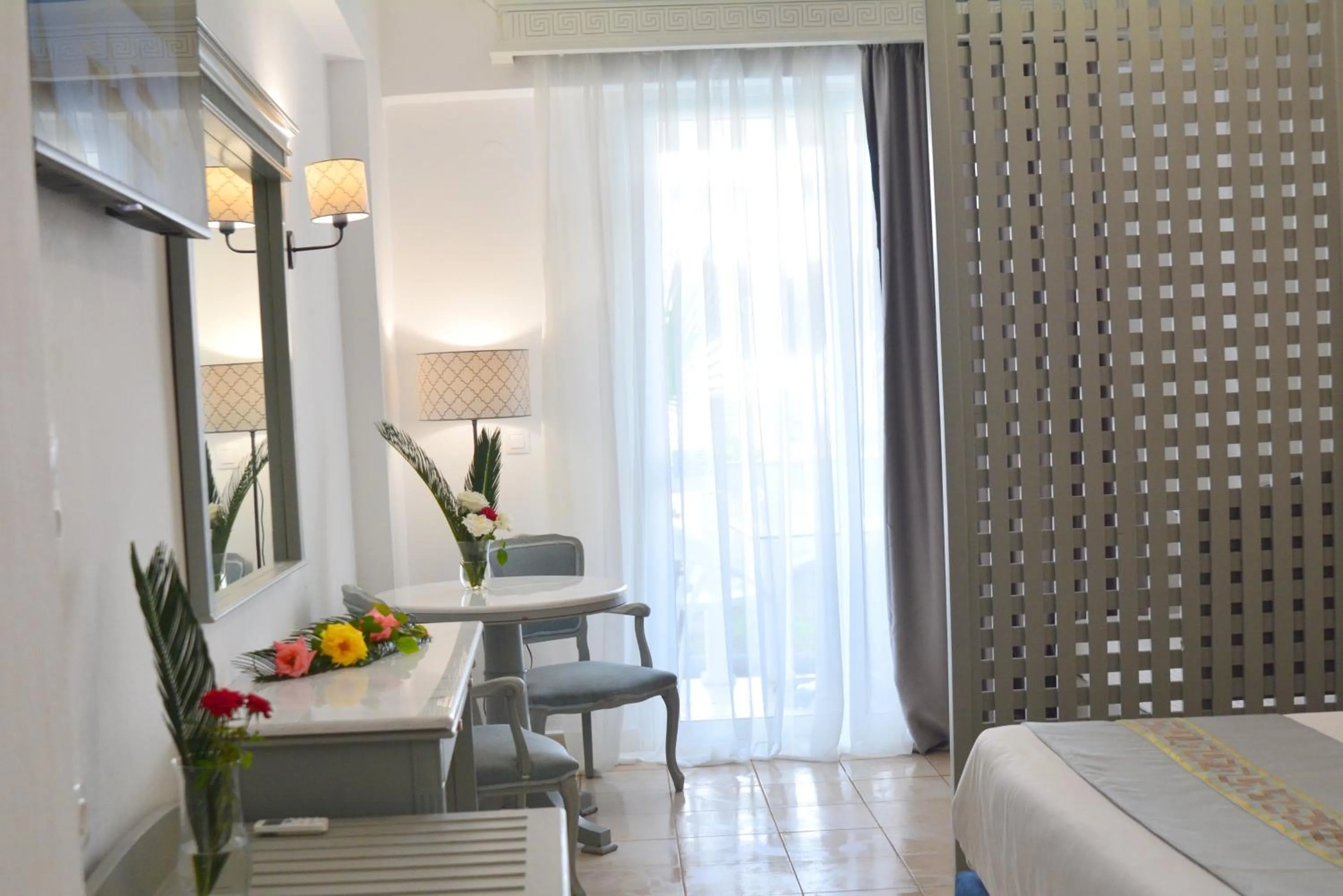 Bed in Sandy Beach Resort - Rizos Resort