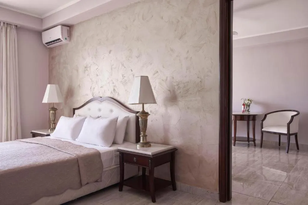 Bed in Sandy Beach Resort - Rizos Resort