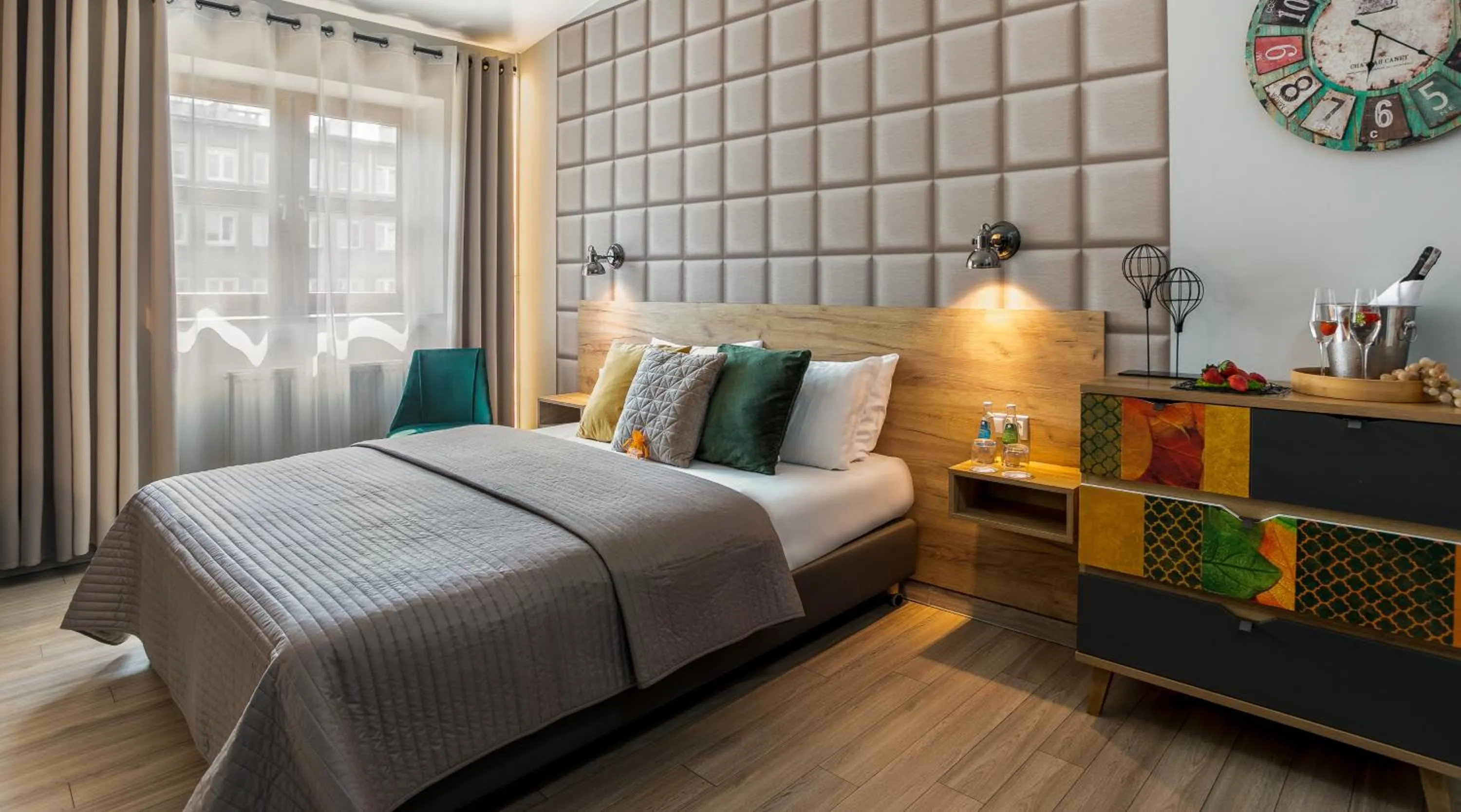 Bed in Art & Garden Residence