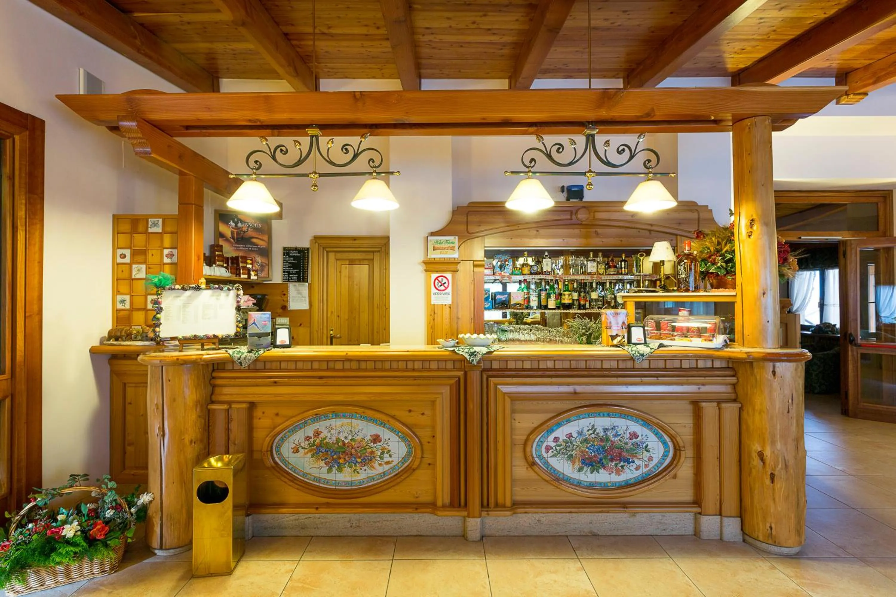 Lobby or reception in Hotel Trieste