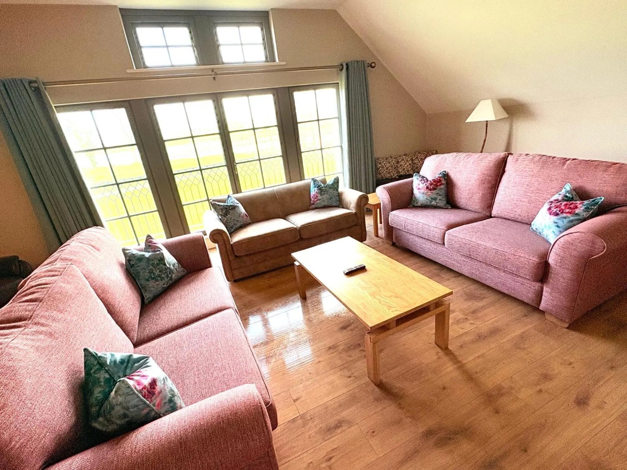 Living room in Lodge at Lough Erne