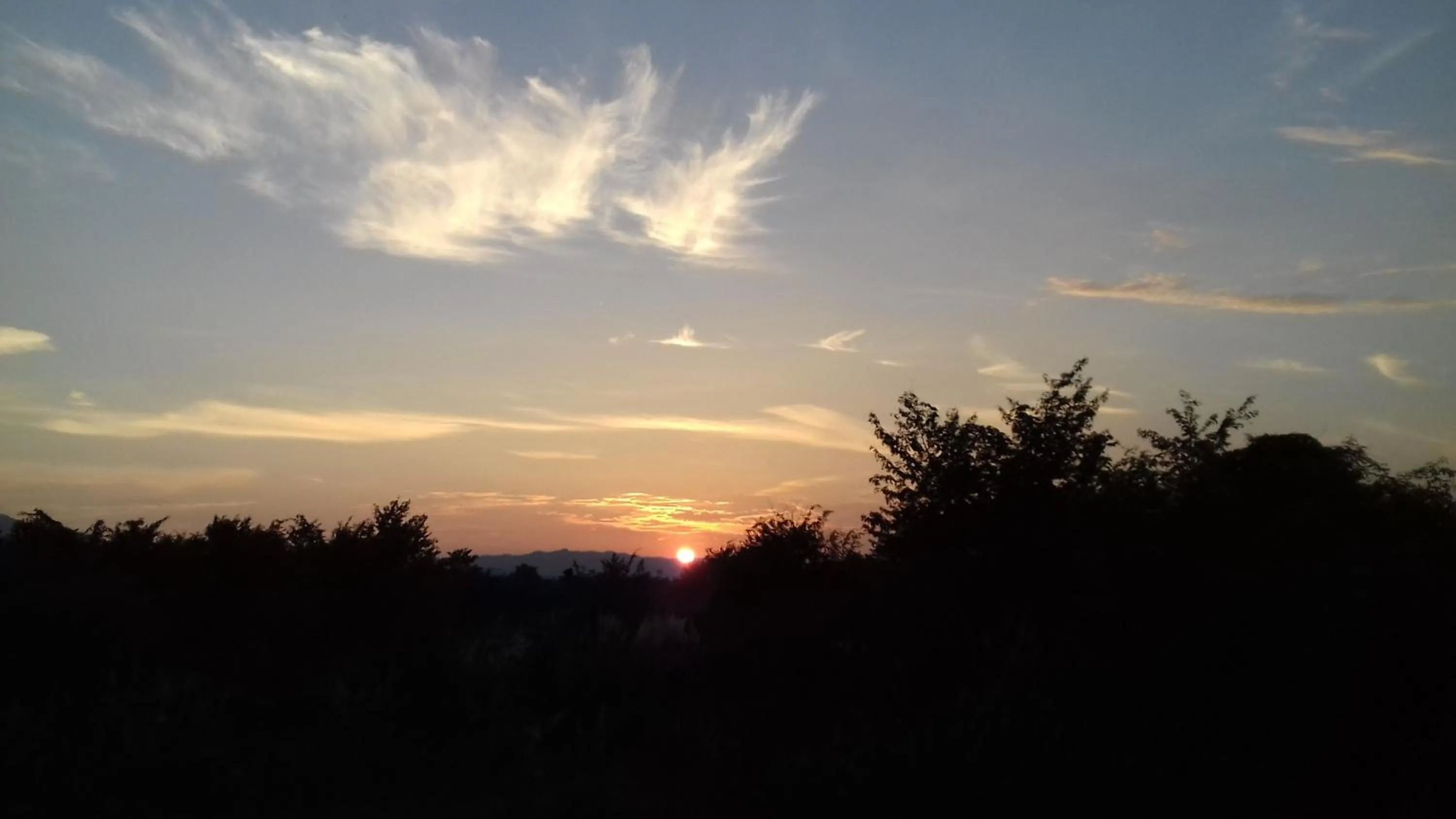 Sunset in Shanta Ghar A Rustic Guesthouse