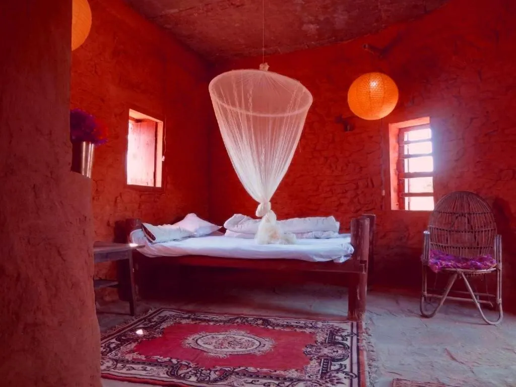 Bedroom, Bed in Shanta Ghar A Rustic Guesthouse