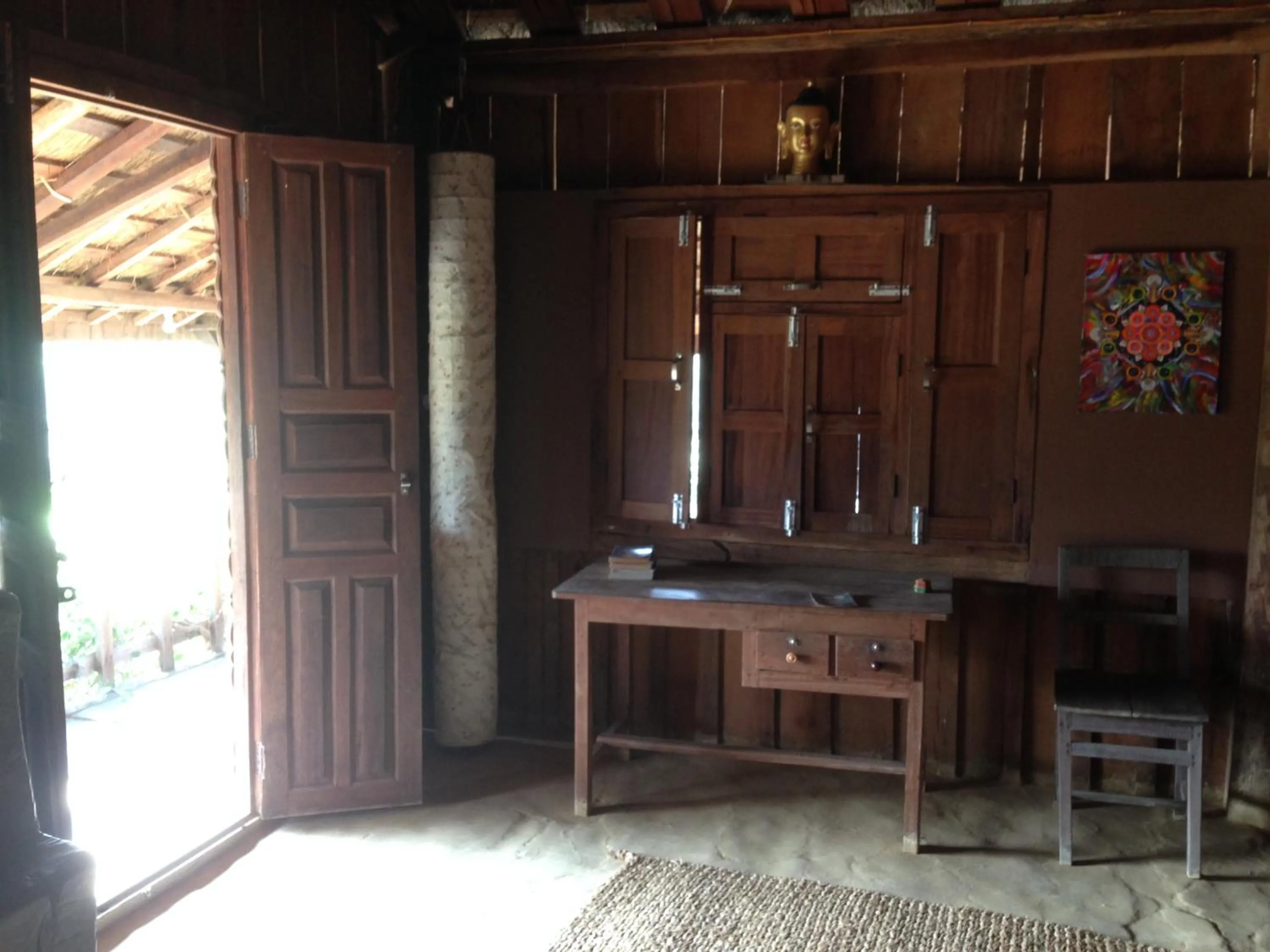 Bed in Shanta Ghar A Rustic Guesthouse