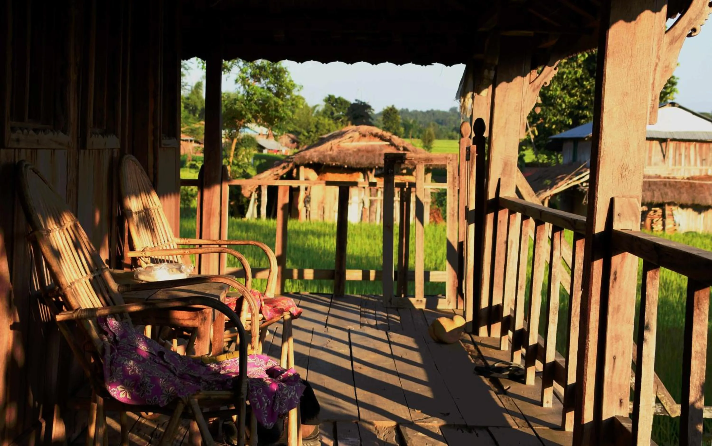 Balcony/Terrace in Shanta Ghar A Rustic Guesthouse