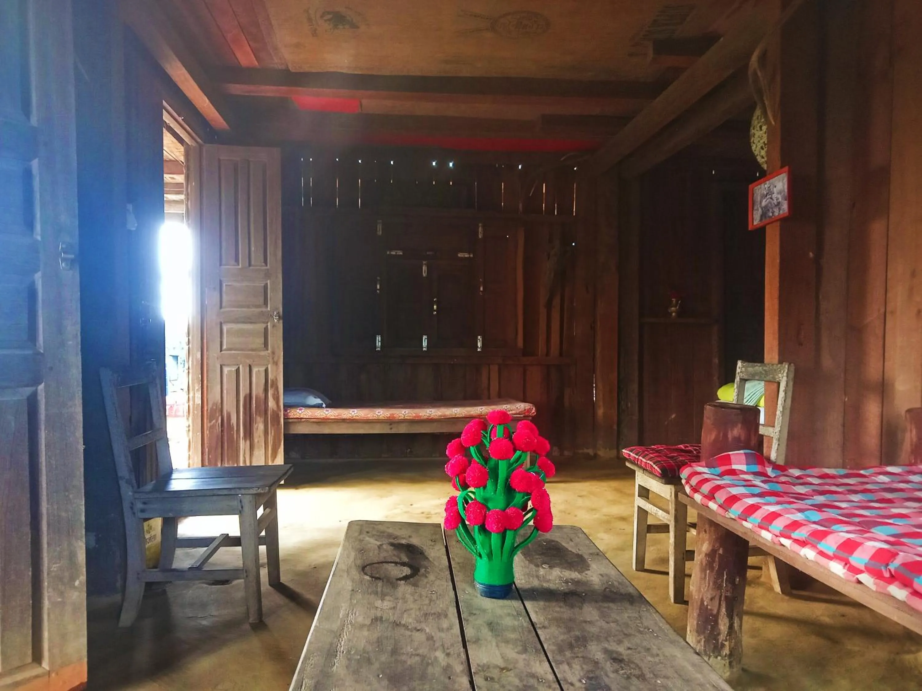 Living room in Shanta Ghar A Rustic Guesthouse
