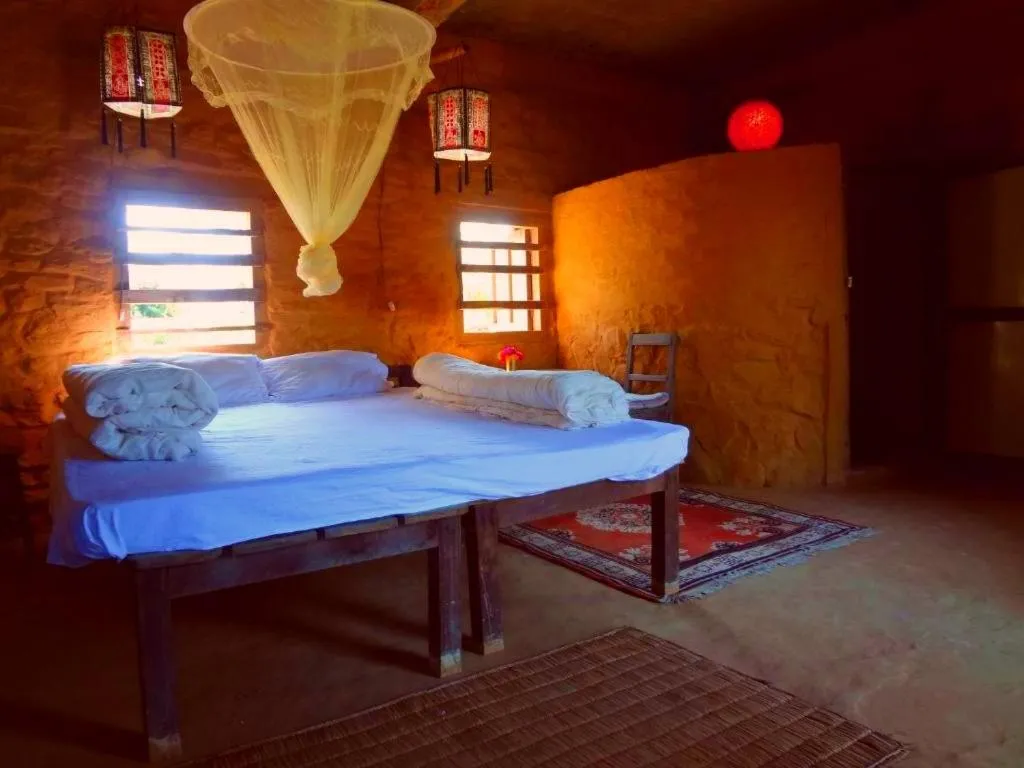 Bedroom, Bed in Shanta Ghar A Rustic Guesthouse