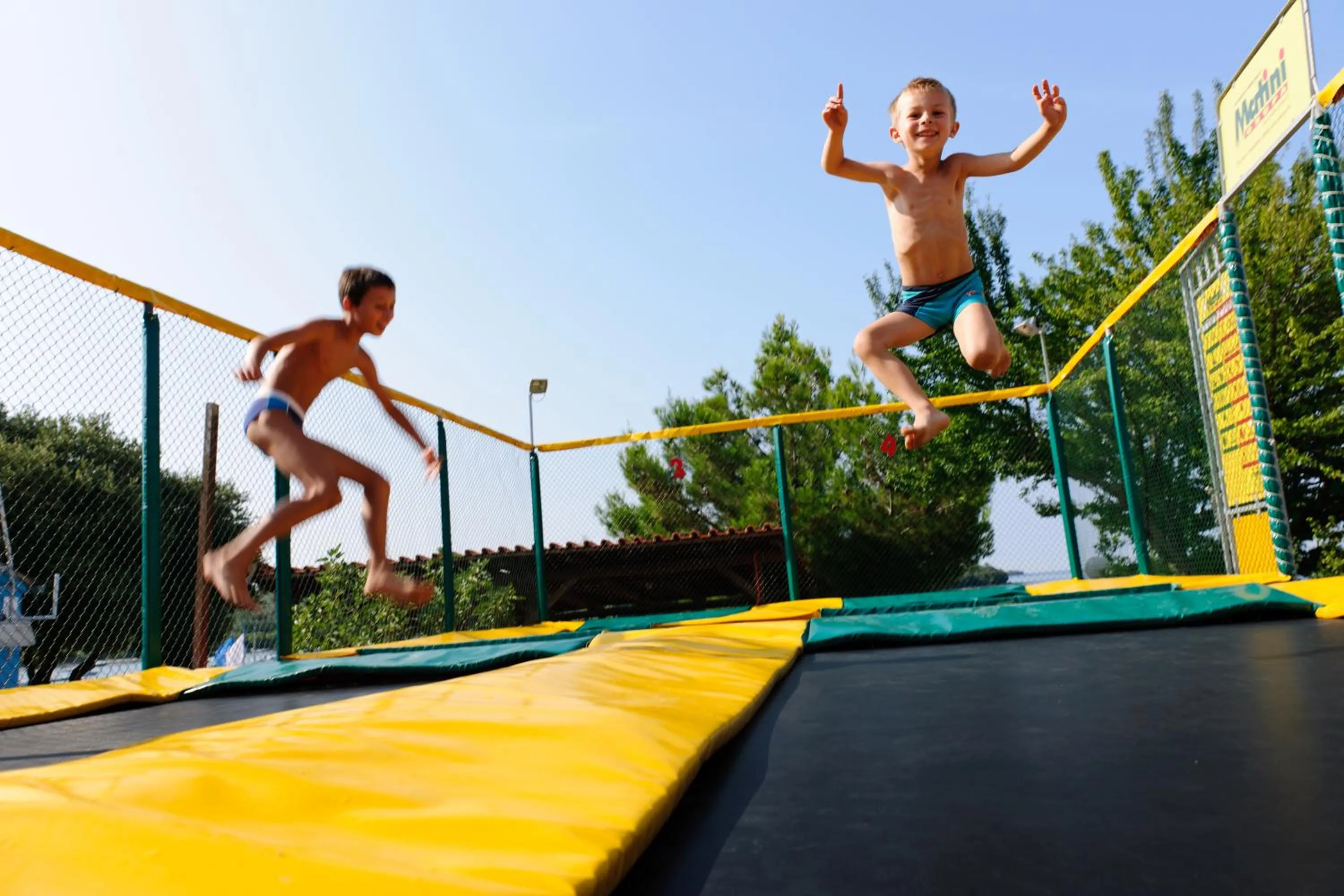 Children play ground in Maistra Camping Veštar Mobile homes
