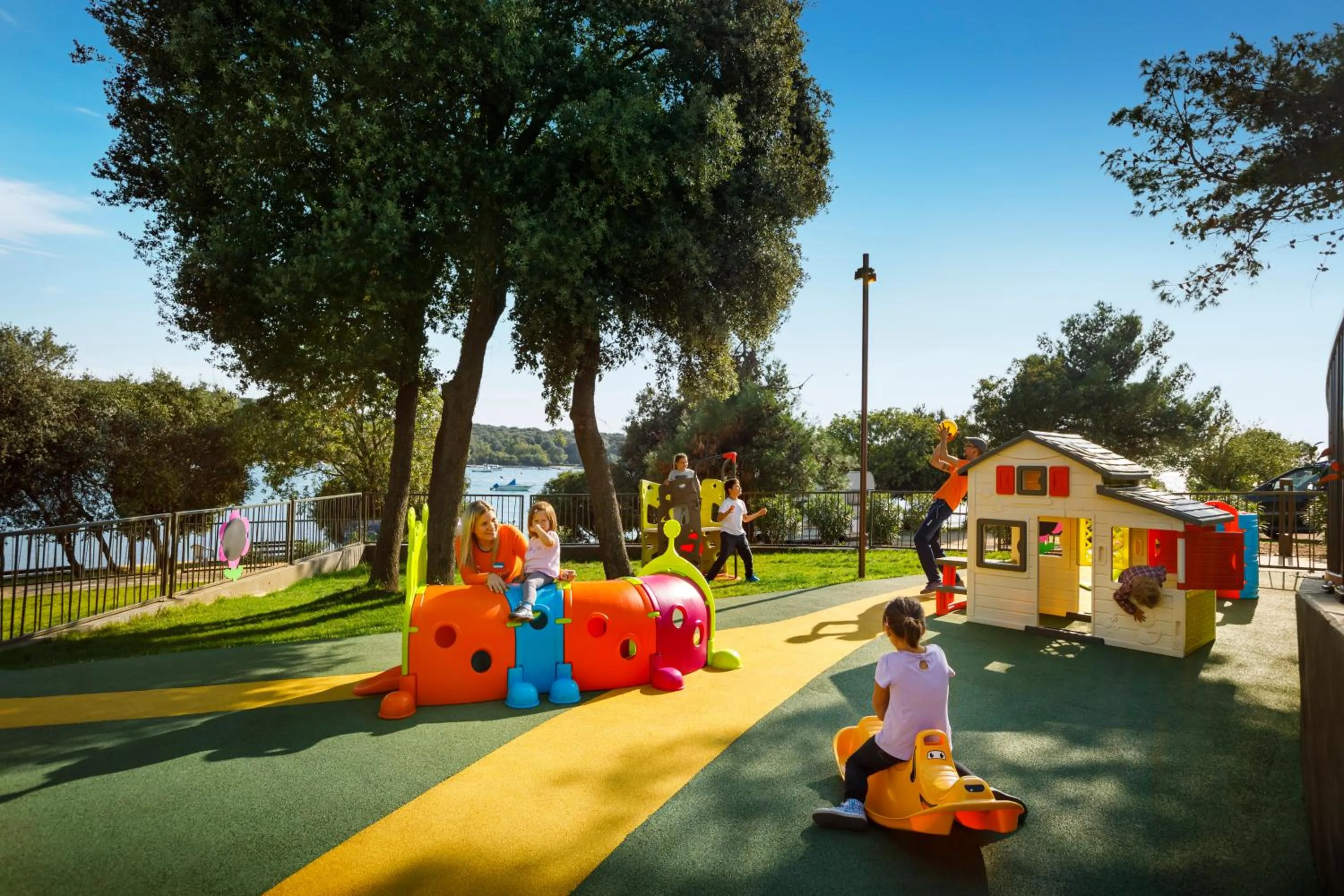 Children play ground in Maistra Camping Veštar Mobile homes