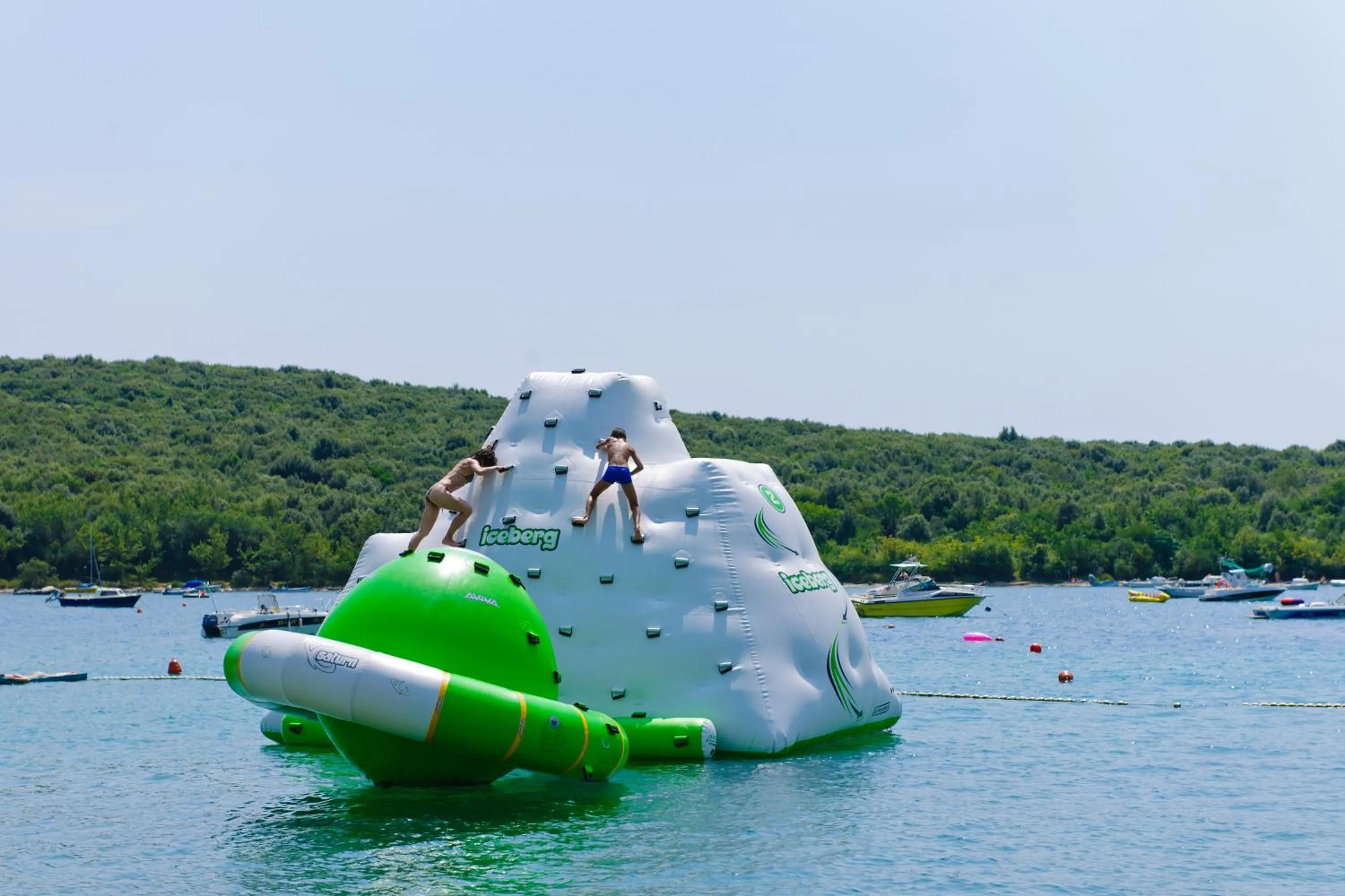 Aqua park in Maistra Camping Veštar Mobile homes