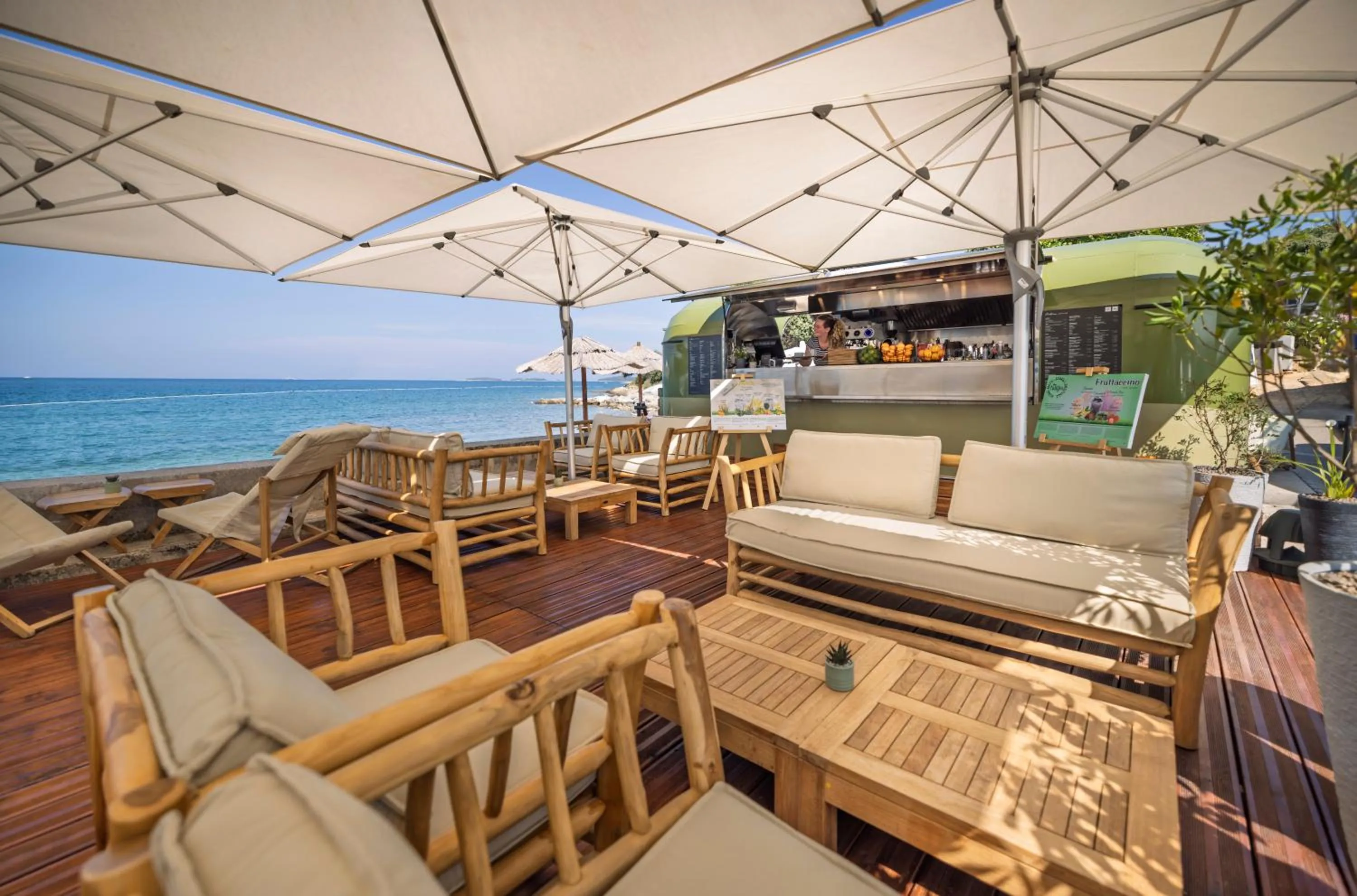 Lounge or bar in Maistra Camping Veštar Mobile homes