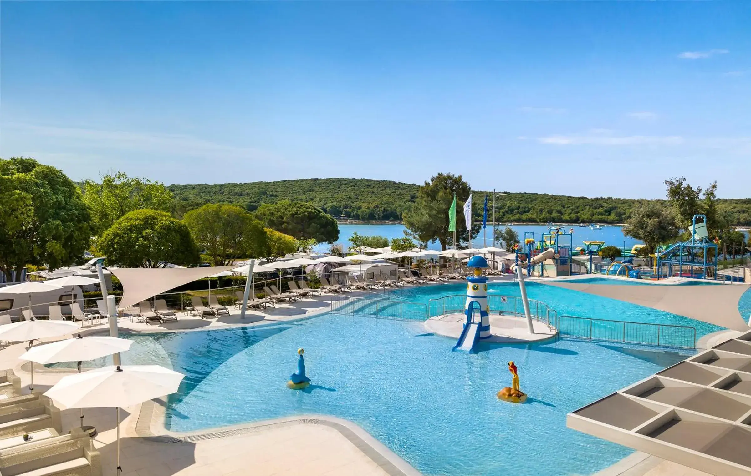 Swimming pool in Maistra Camping Veštar Mobile homes Swimming pool in Maistra Camping Veštar Mobile homes