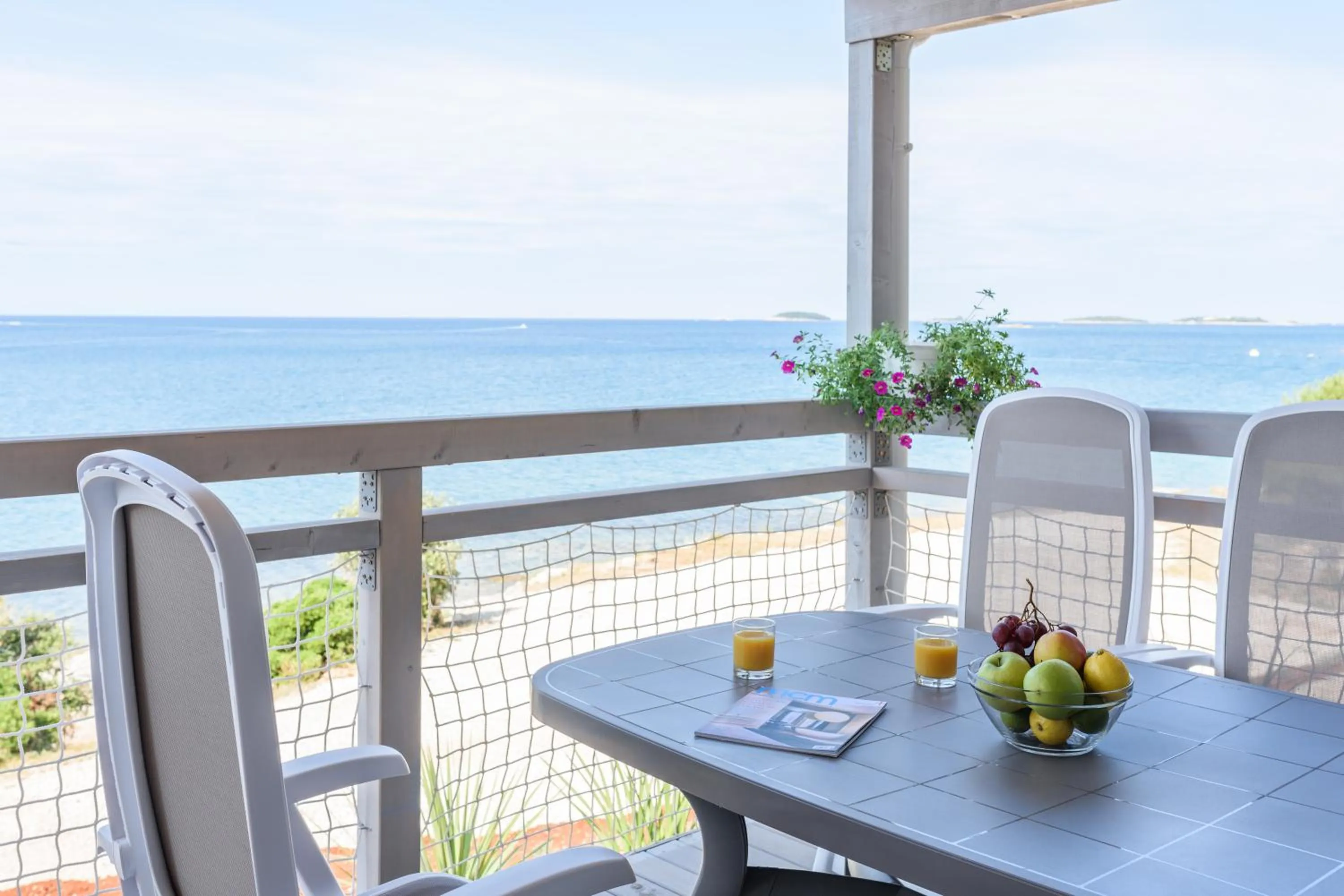 Balcony/Terrace in Maistra Camping Veštar Mobile homes