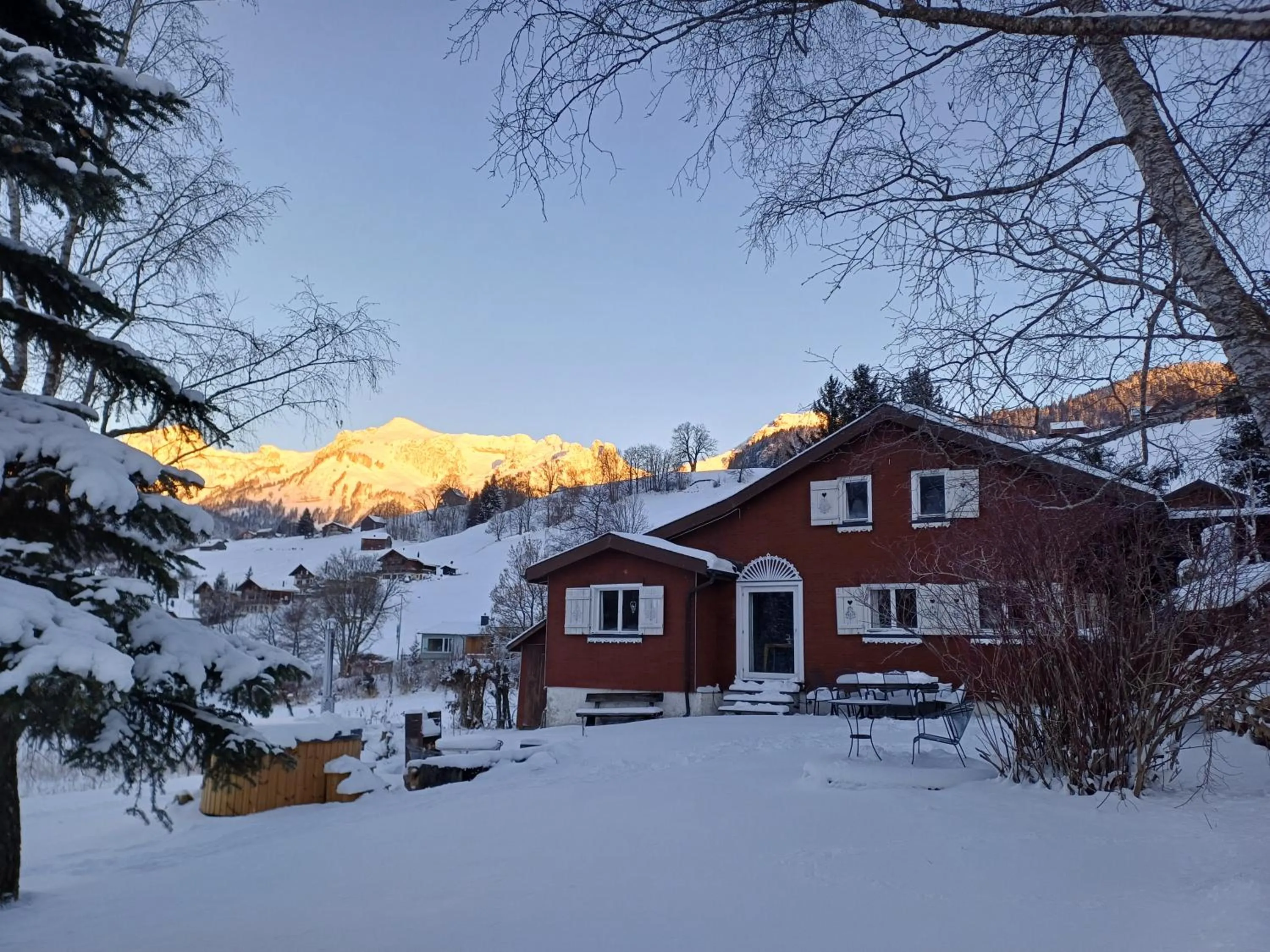 Chalet Chic mit Hot Pot